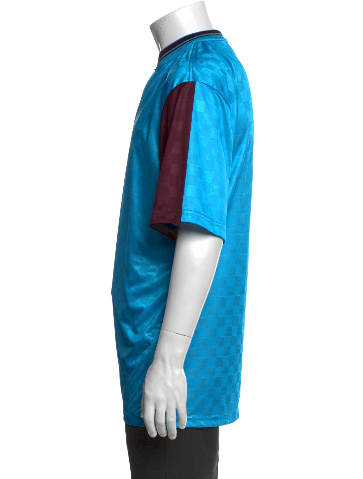 Supreme Graphic Print V-Neck Henley