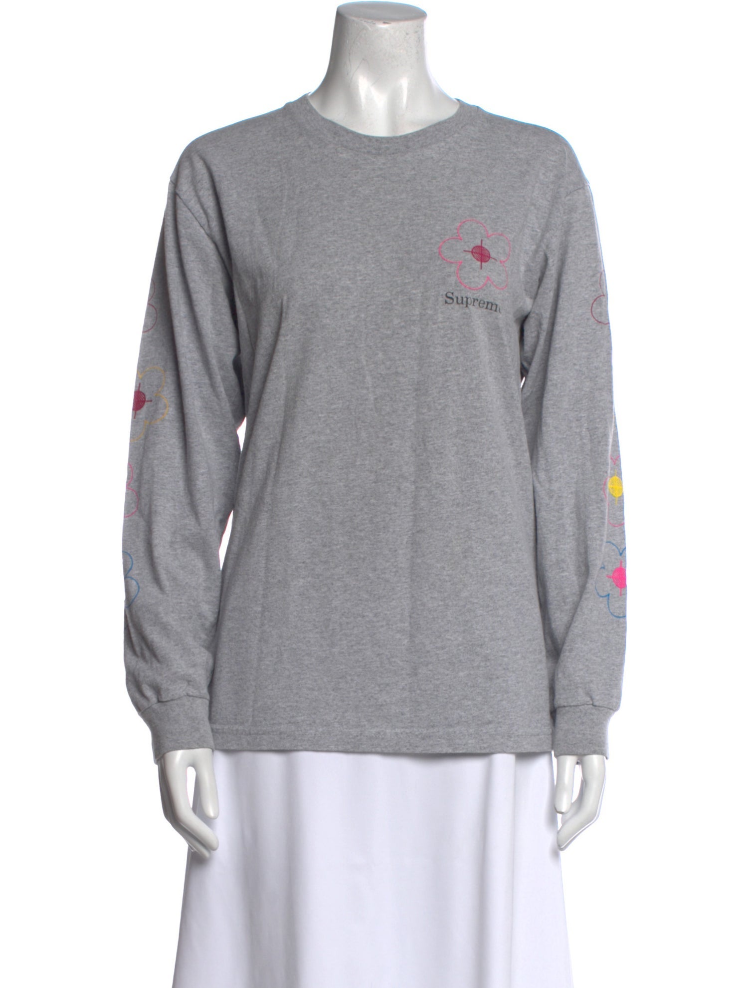 Supreme Crew Neck Long Sleeve Sweatshirt