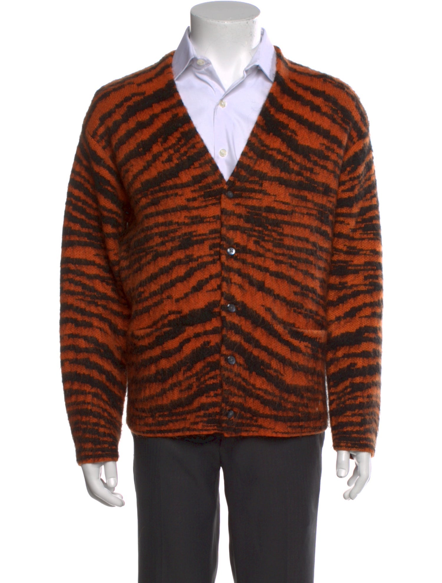Supreme Animal Print V-Neck Cardigan