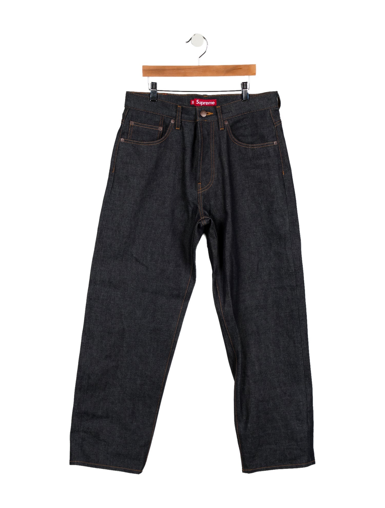 Supreme Selvedge Straight-Leg Jeans