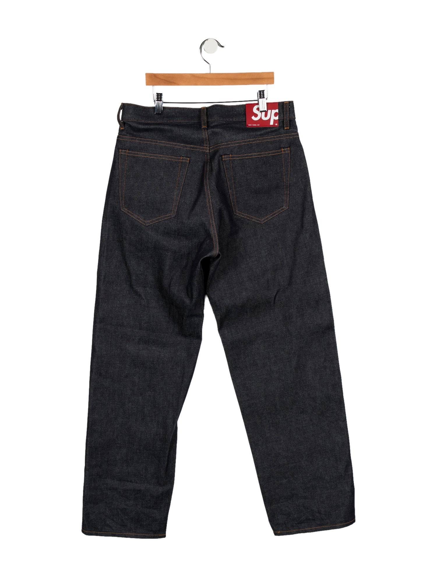 Supreme Selvedge Straight-Leg Jeans