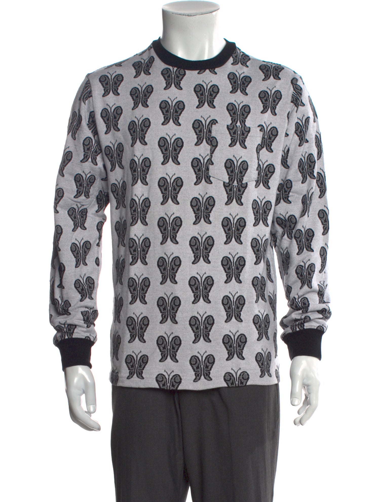 Supreme 2018 Butterfly Jacquard Henley