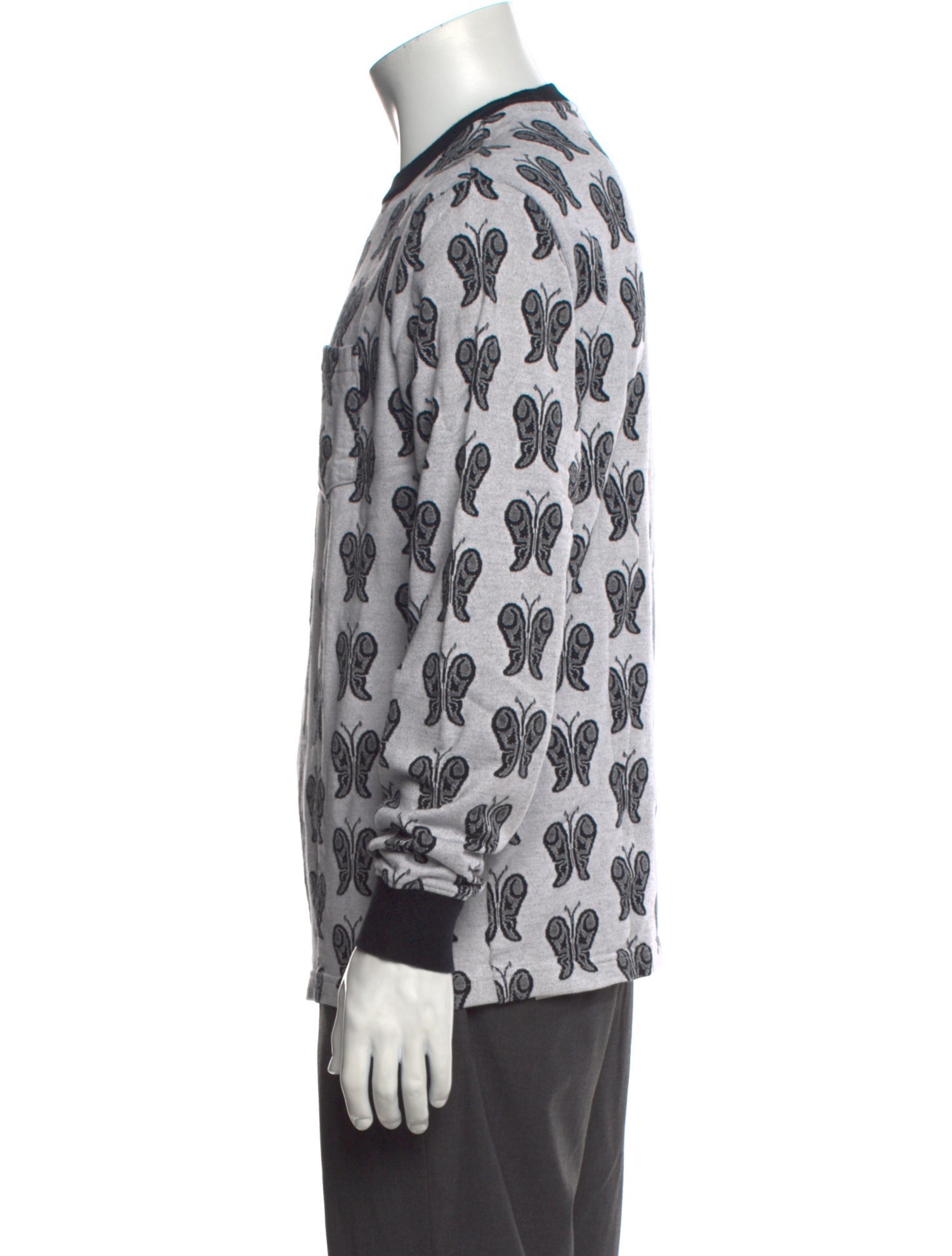 Supreme 2018 Butterfly Jacquard Henley