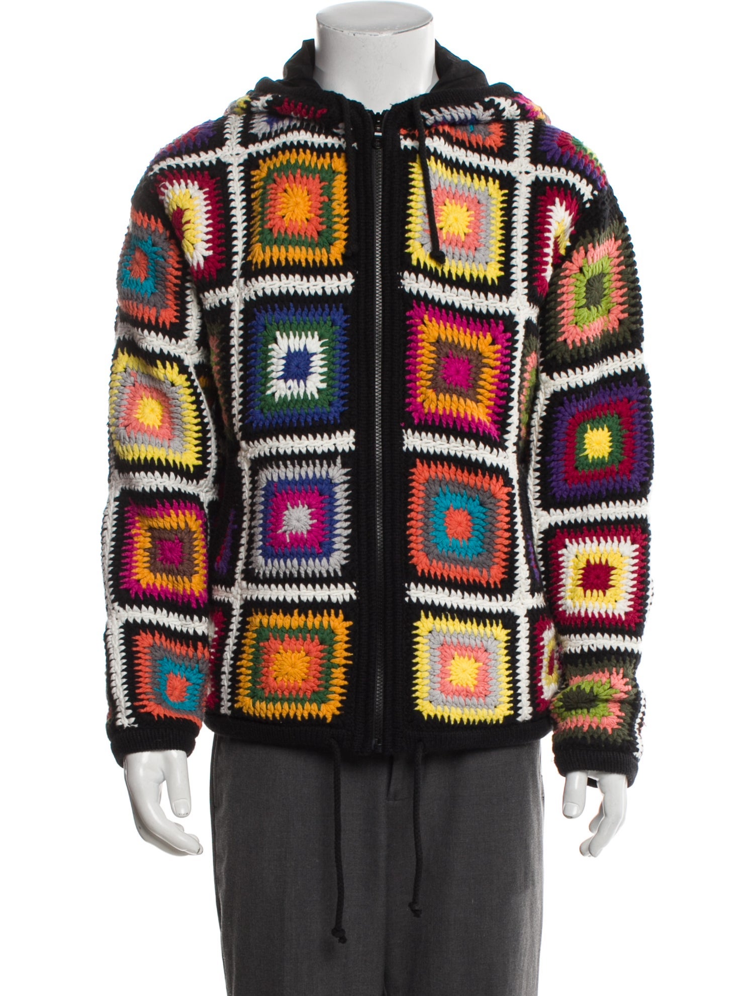 Supreme 2020 Crochet Zip Up Hoodie