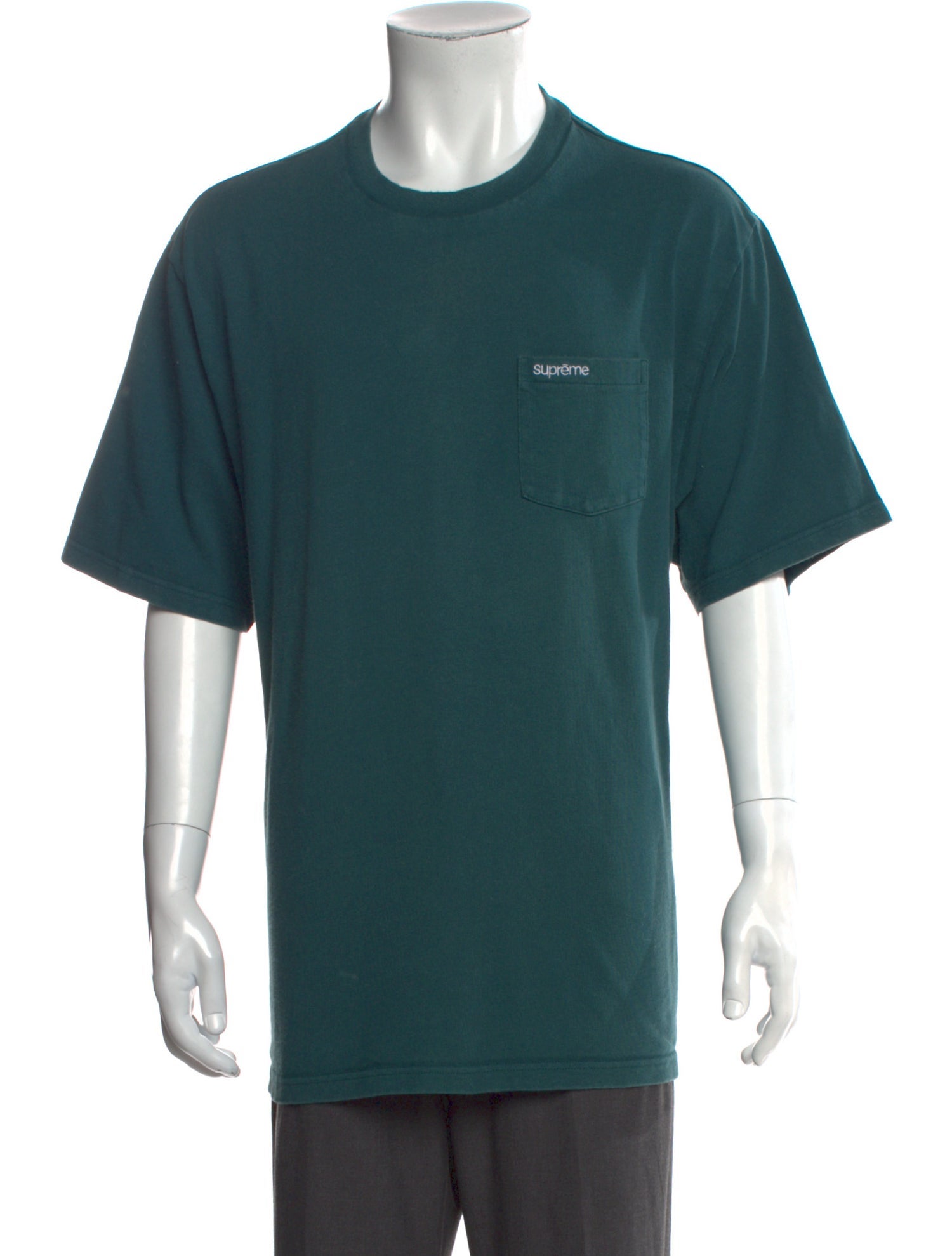 Supreme Classic Logo Pocket Graphic Print T-Shirt