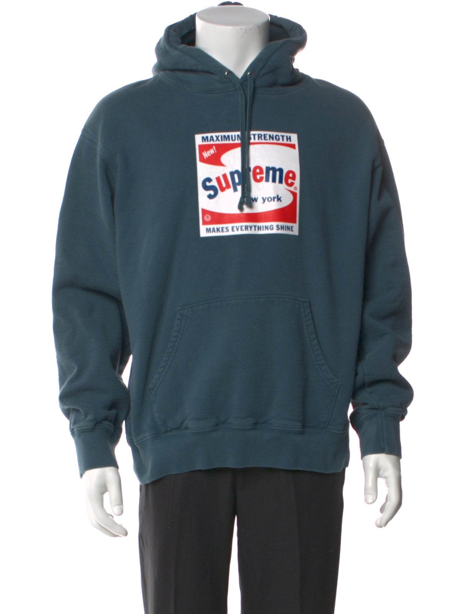 Supreme Graphic Print Crew Neck Hoodie