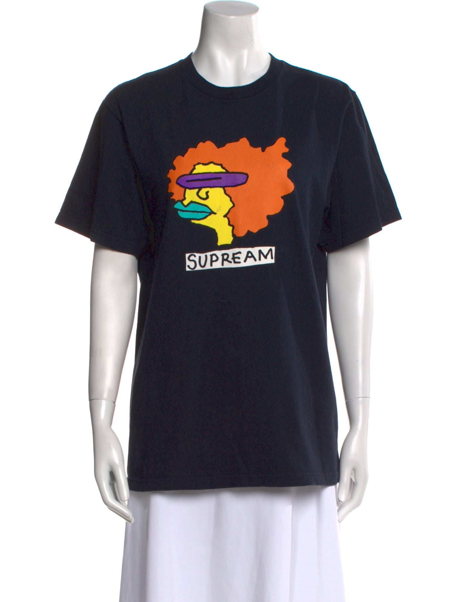 Supreme Graphic Print Crew Neck T-Shirt