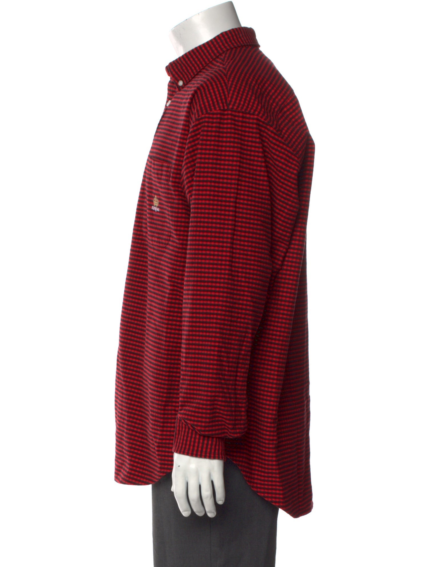 Supreme 2024 Loose Fit Flannel Oxford Shirt