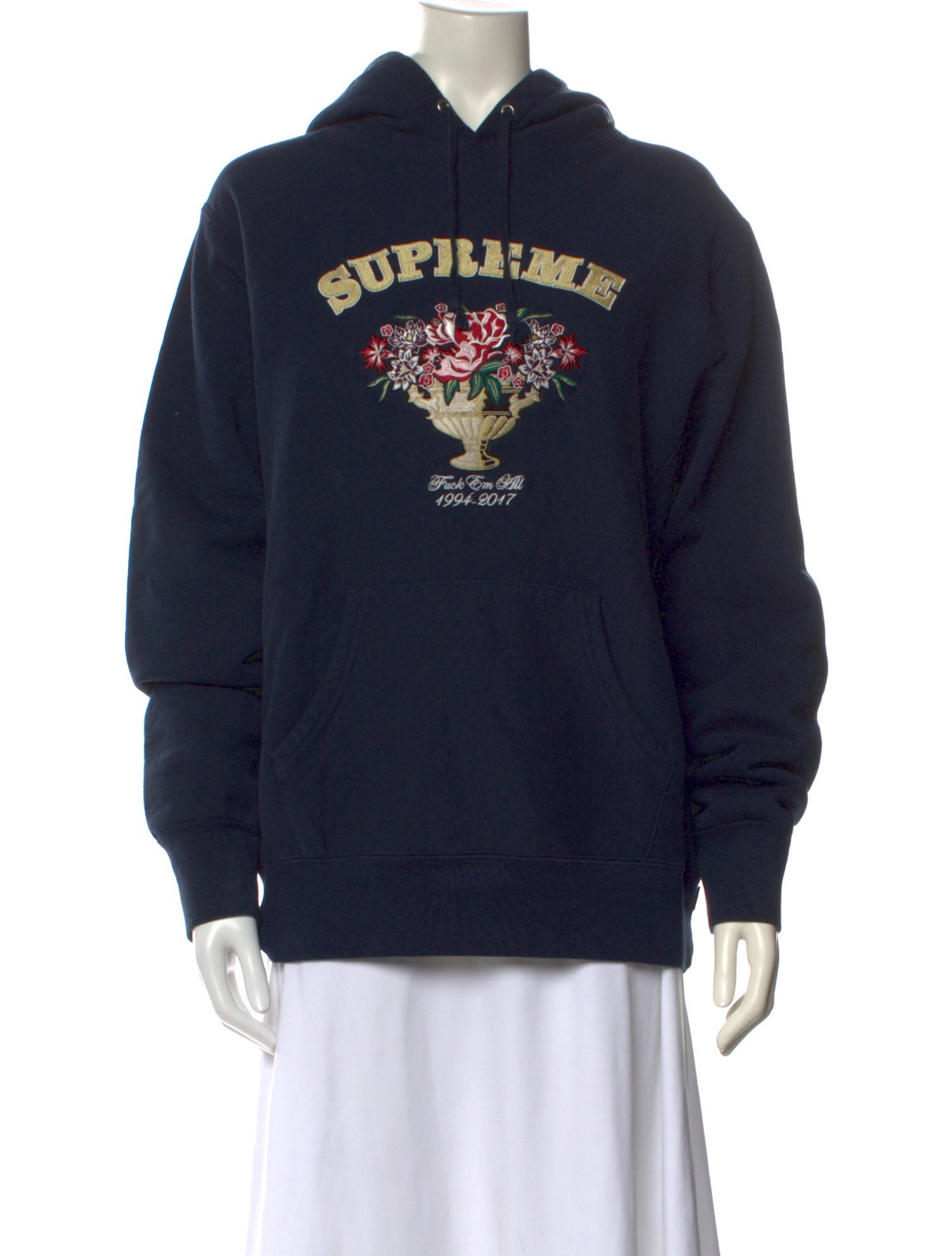 Supreme Graphic Print Crew Neck Sweatshirt