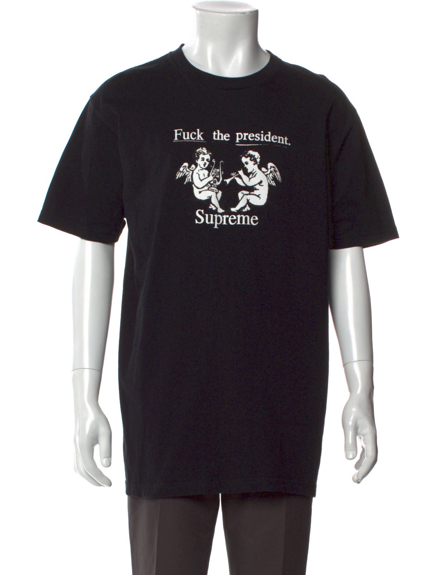 Supreme Graphic Print Crew Neck T-Shirt