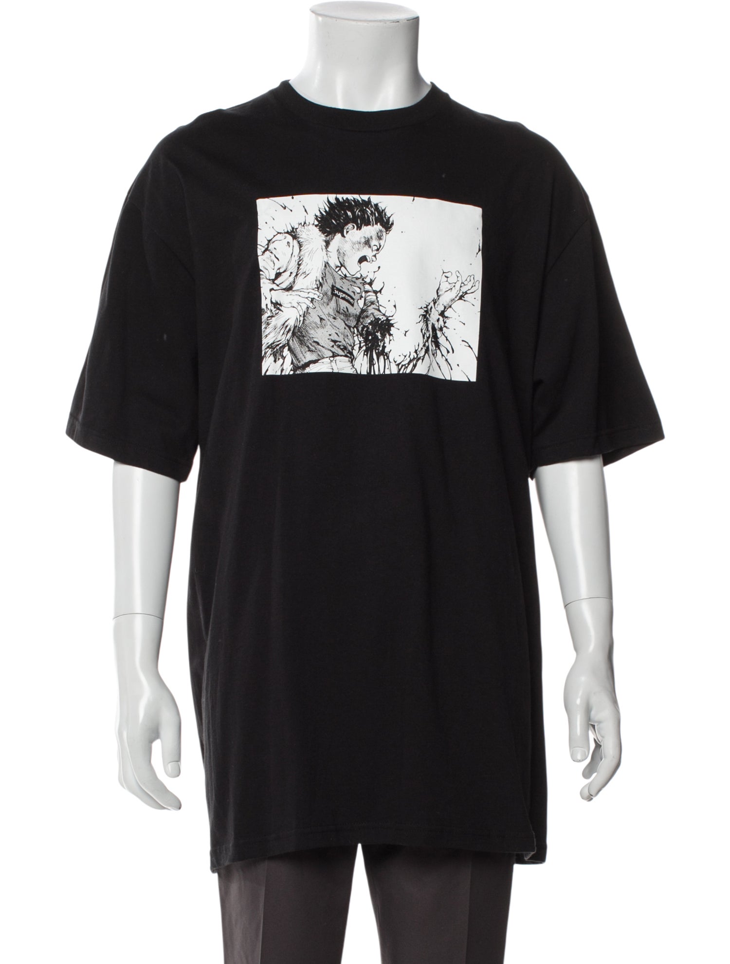 Supreme Graphic Print Crew Neck T-Shirt