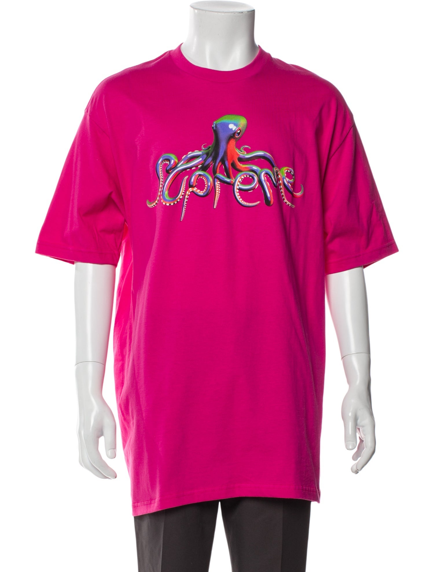 Supreme Graphic Print Crew Neck T-Shirt