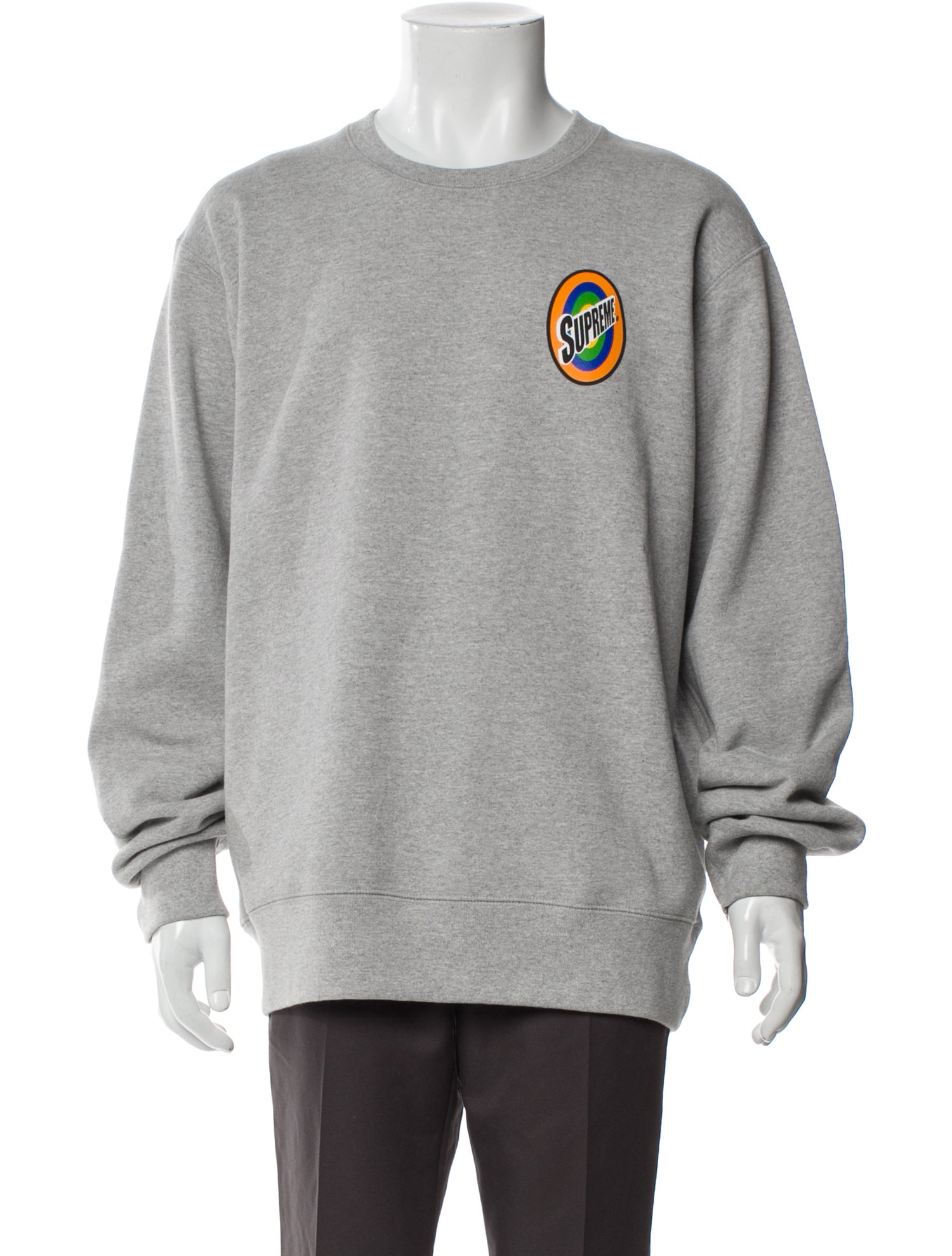 Supreme Graphic Print Crew Neck Pullover