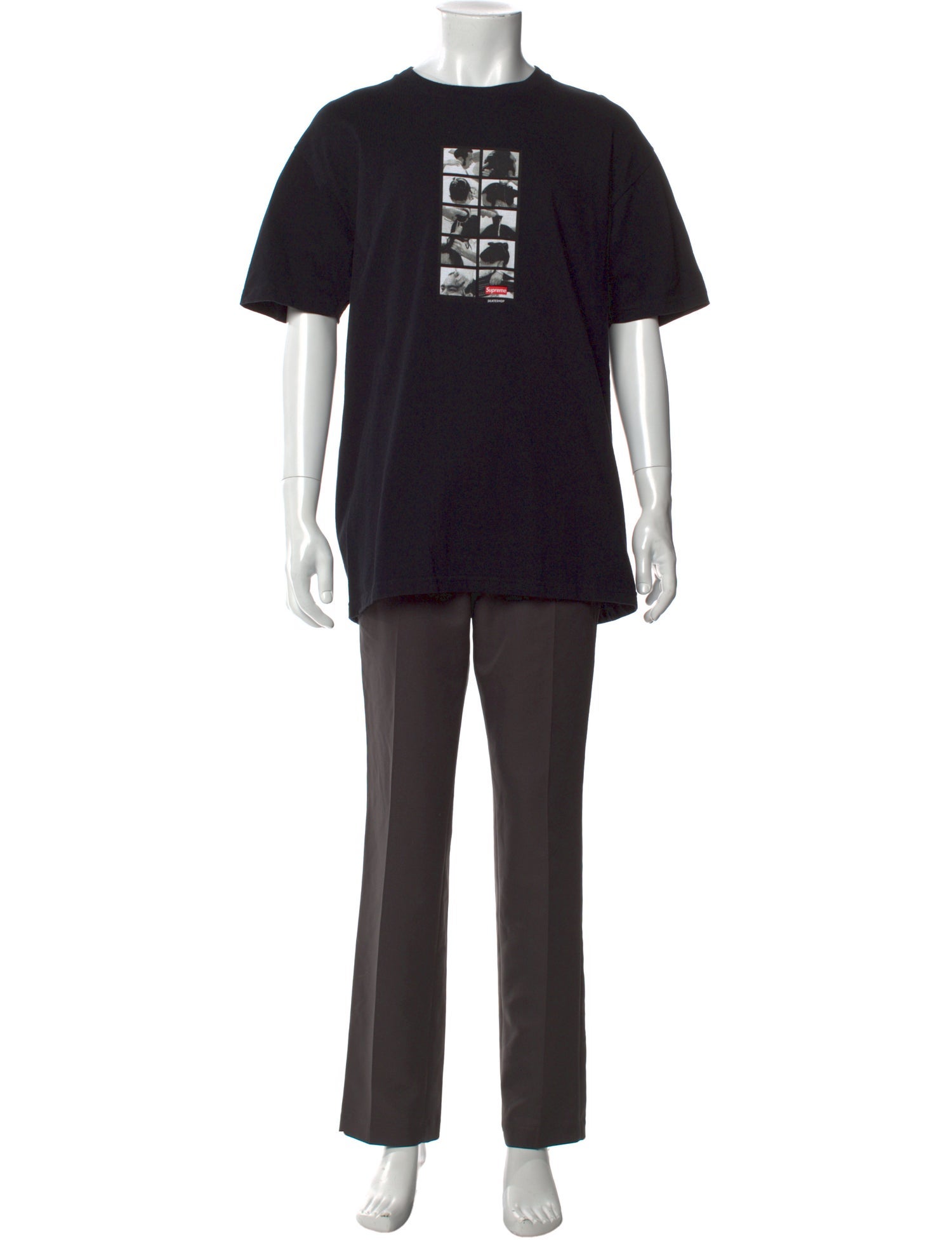 Supreme Graphic Print Crew Neck T-Shirt