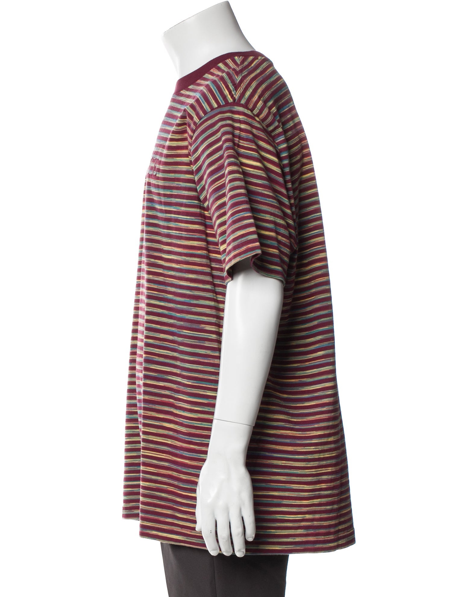 Supreme Striped Crew Neck T-Shirt