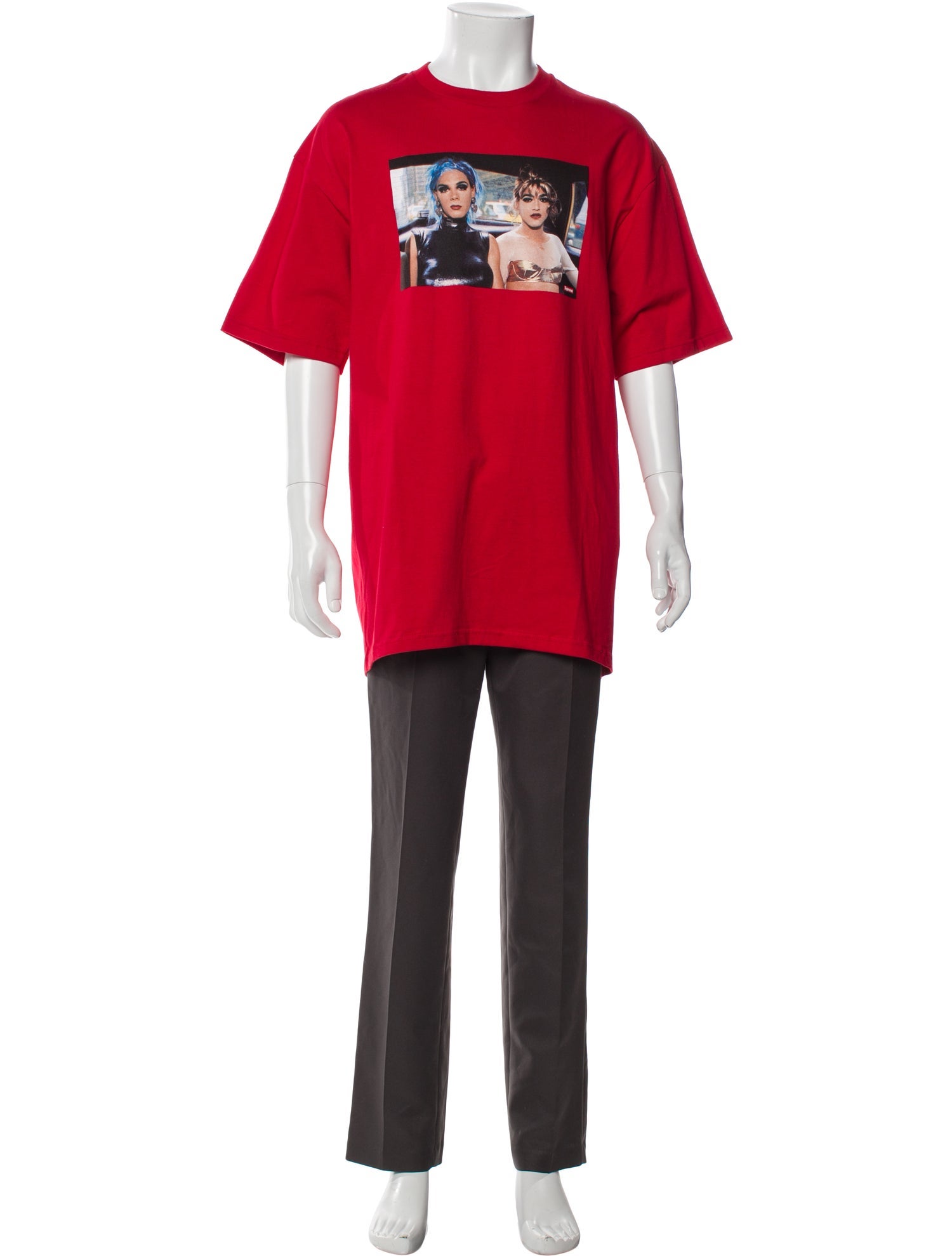 Supreme Graphic Print Crew Neck T-Shirt