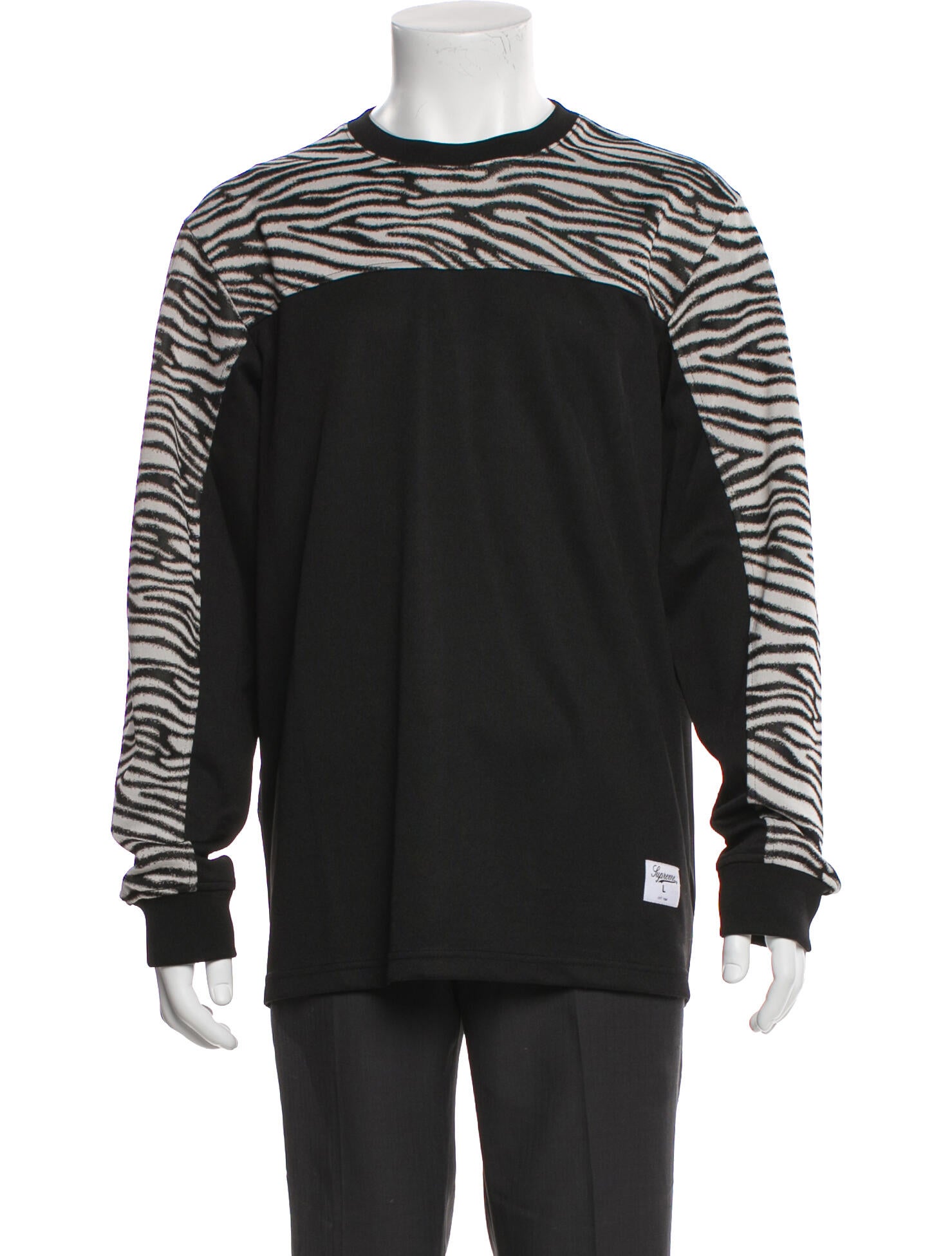 Supreme Striped Crew Neck T-Shirt