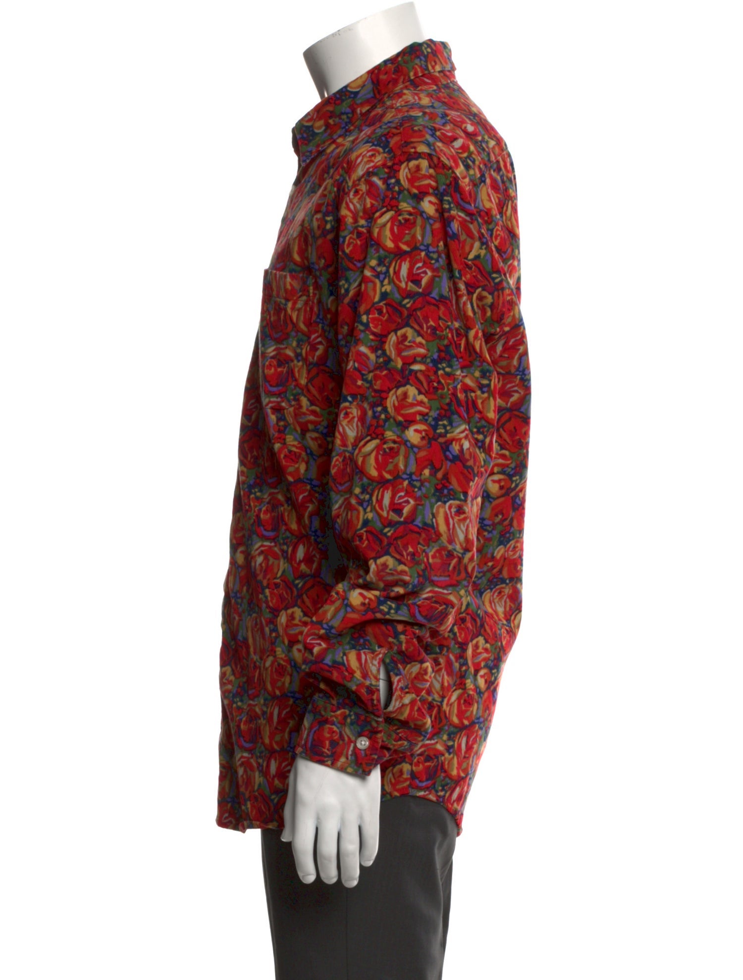 Supreme Floral Print Long Sleeve Shirt