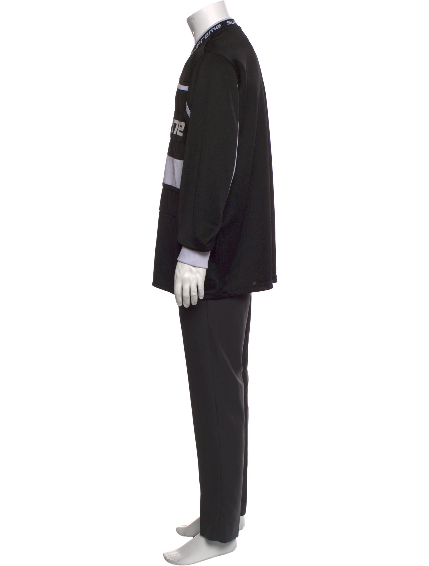 Supreme Striped V-Neck T-Shirt