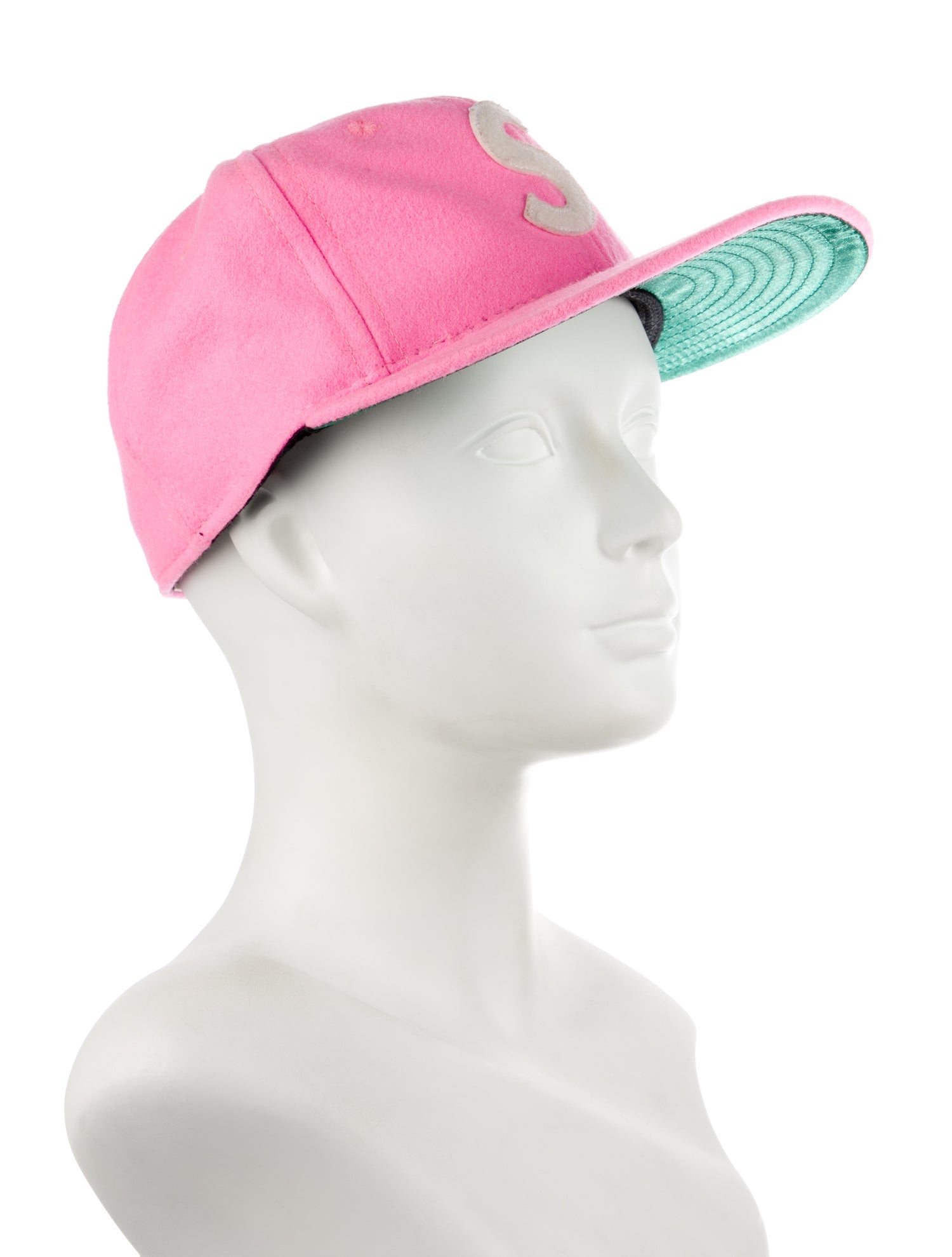 Supreme Ebbets S Logo Fitted 6-Panel Hat