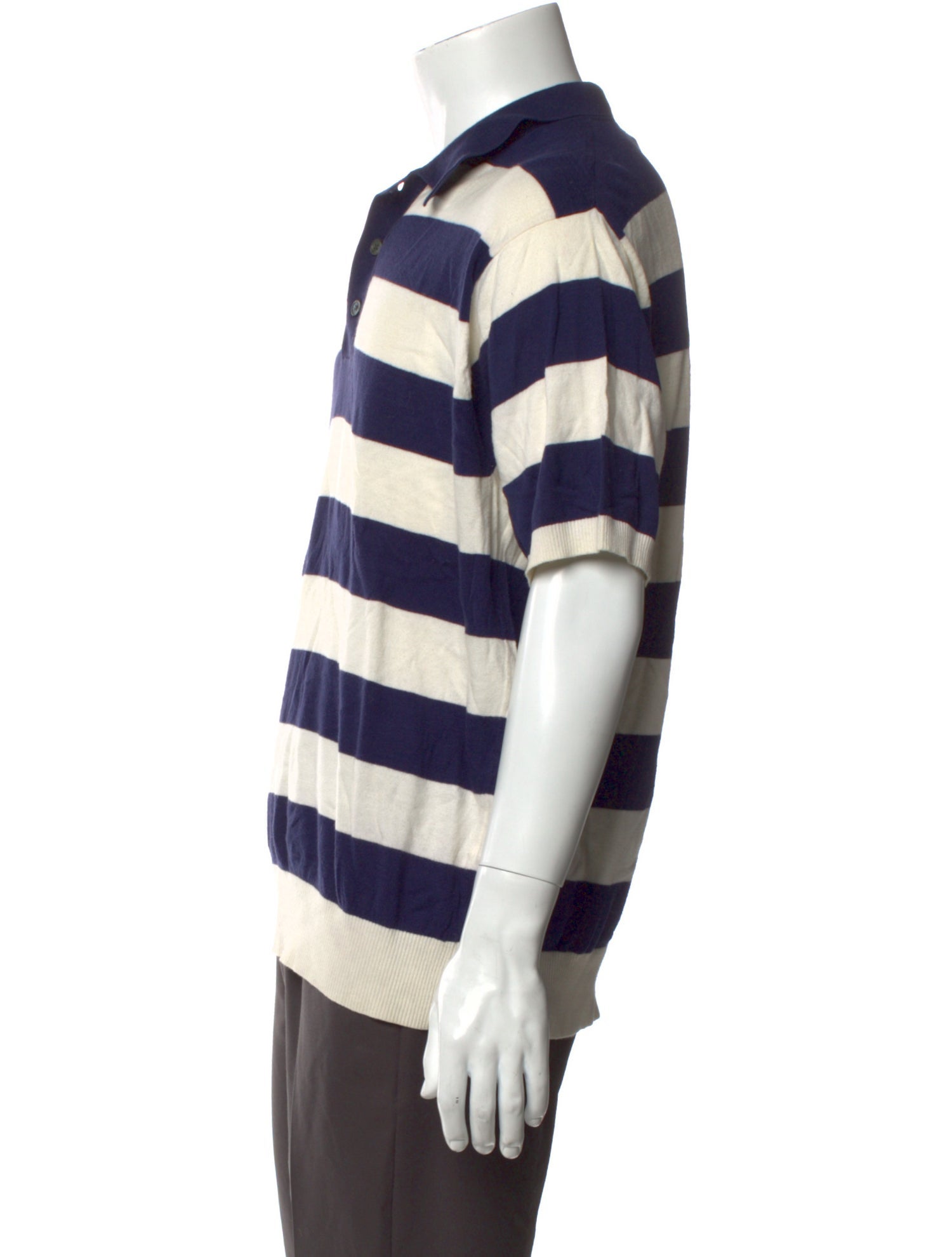 Supreme Striped Collar Polo Shirt