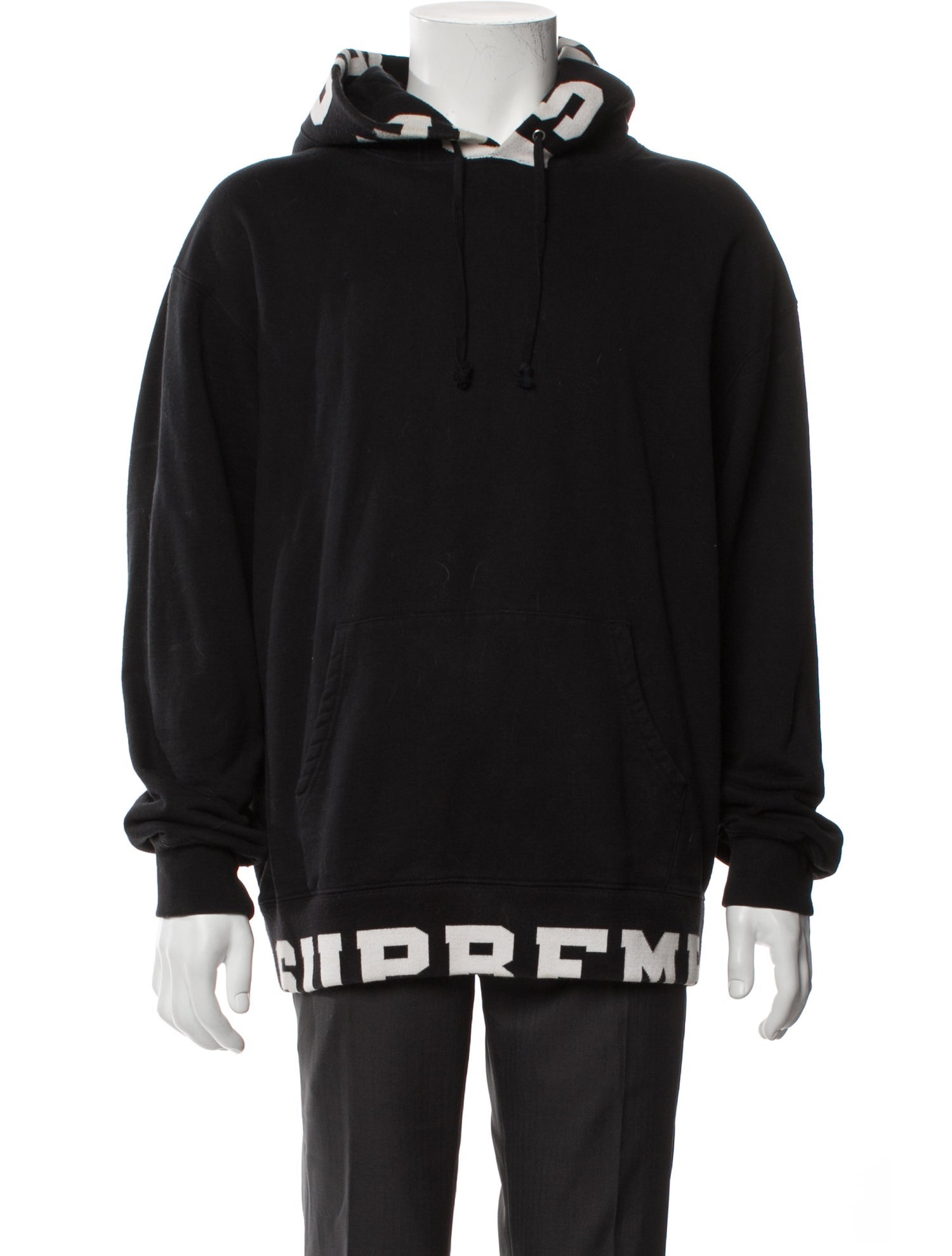 Supreme Graphic Print Crew Neck Hoodie