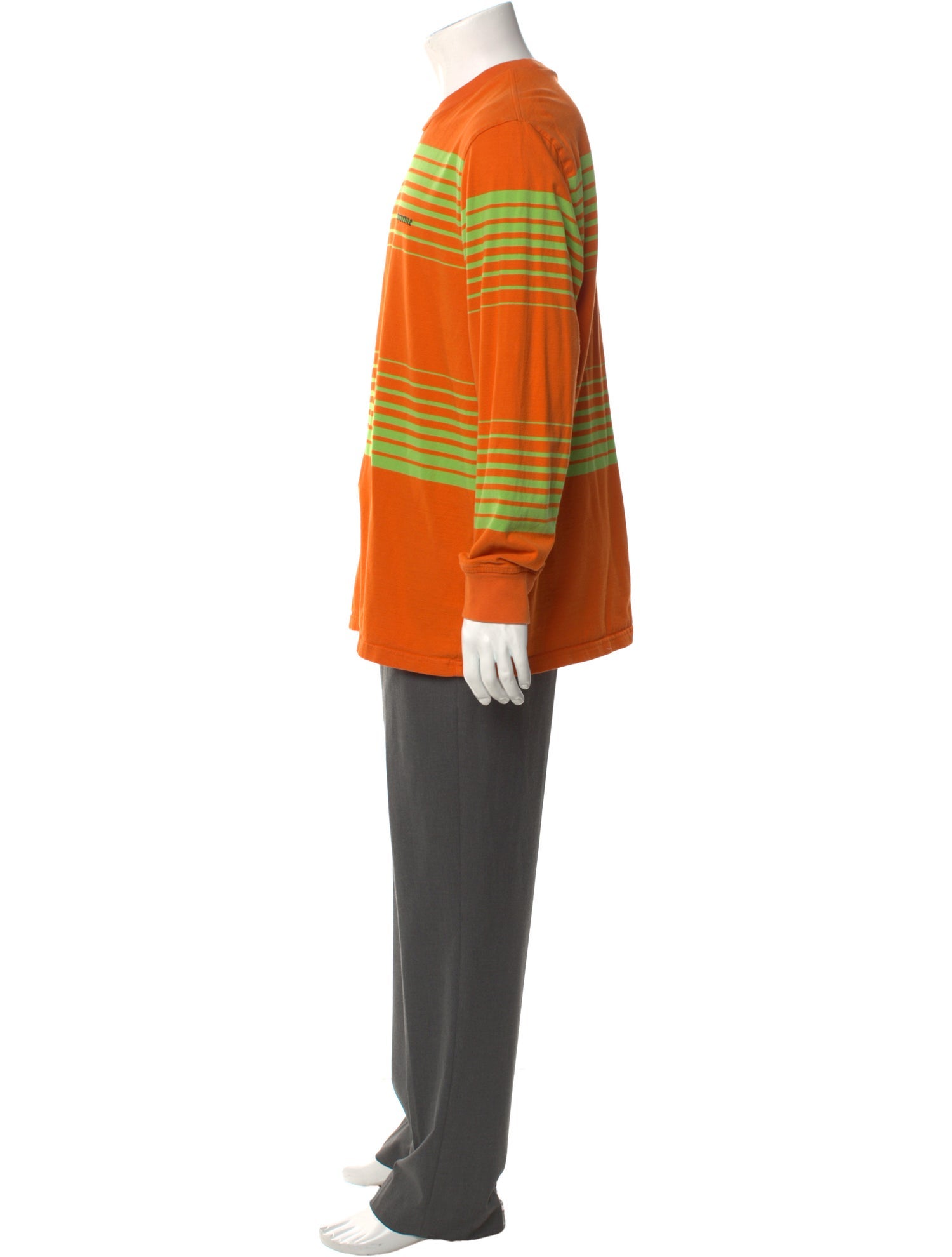 Supreme Striped Crew Neck T-Shirt