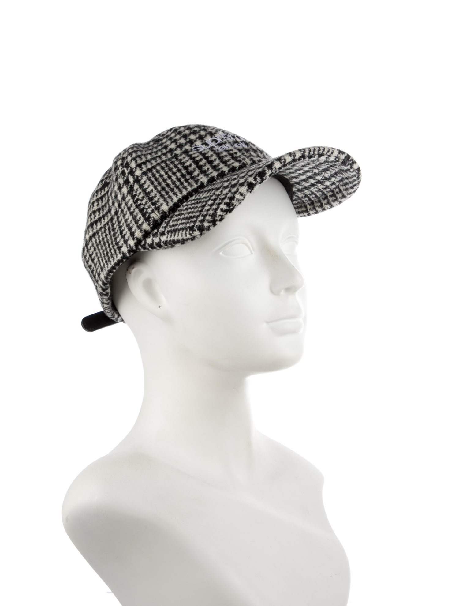 Supreme Harris Tweed Classic Logo 6-Panel Cap