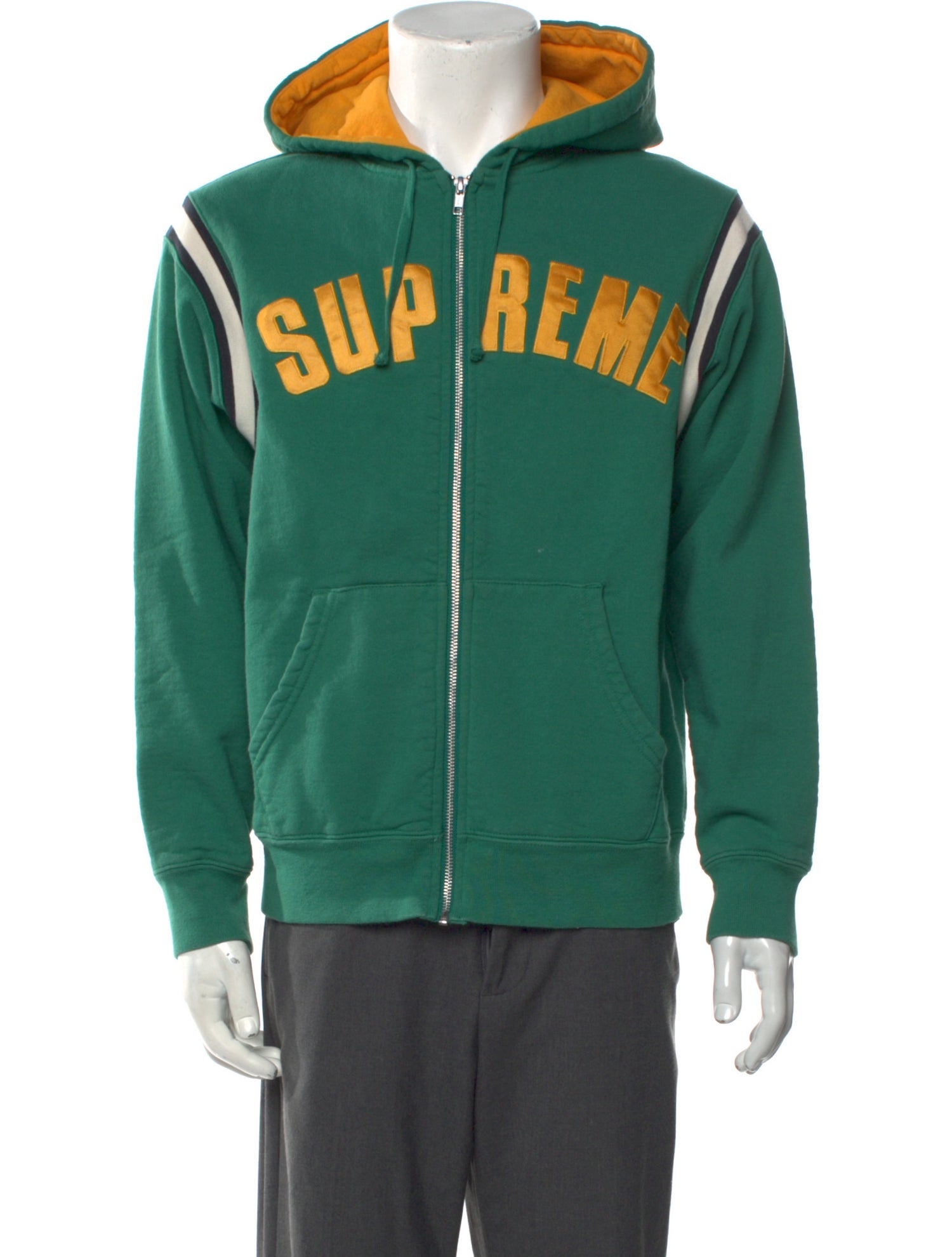 Supreme Graphic Print Crew Neck Hoodie