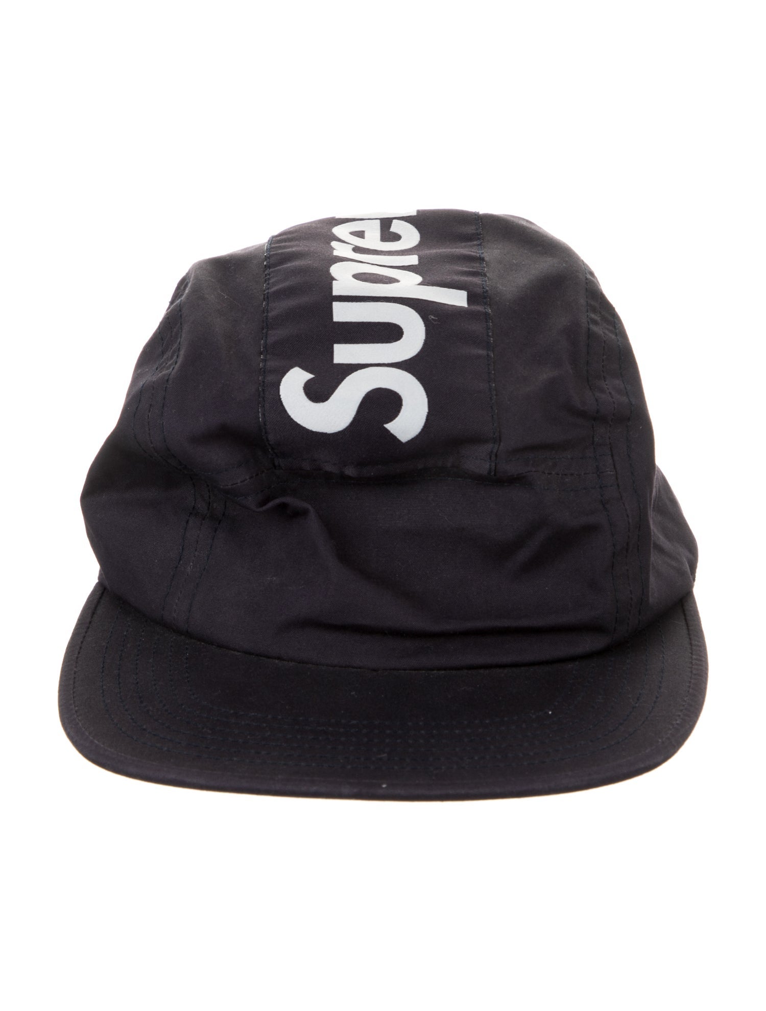 Supreme Top Panel Stripe Camp Cap