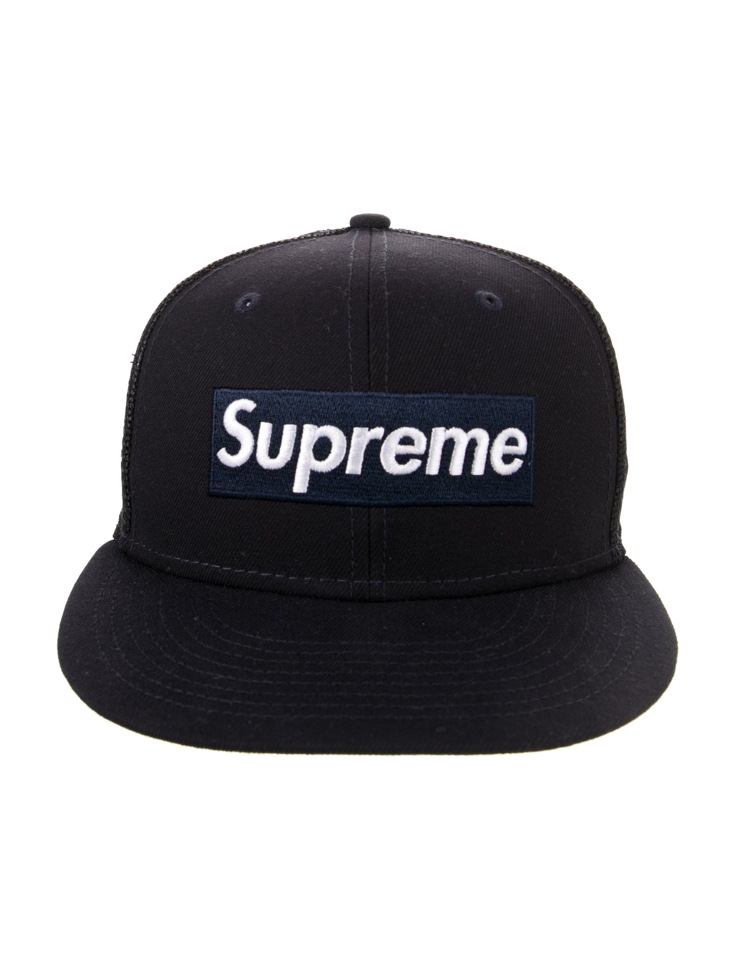 New Era x Supreme Mesh Back Logo Hat