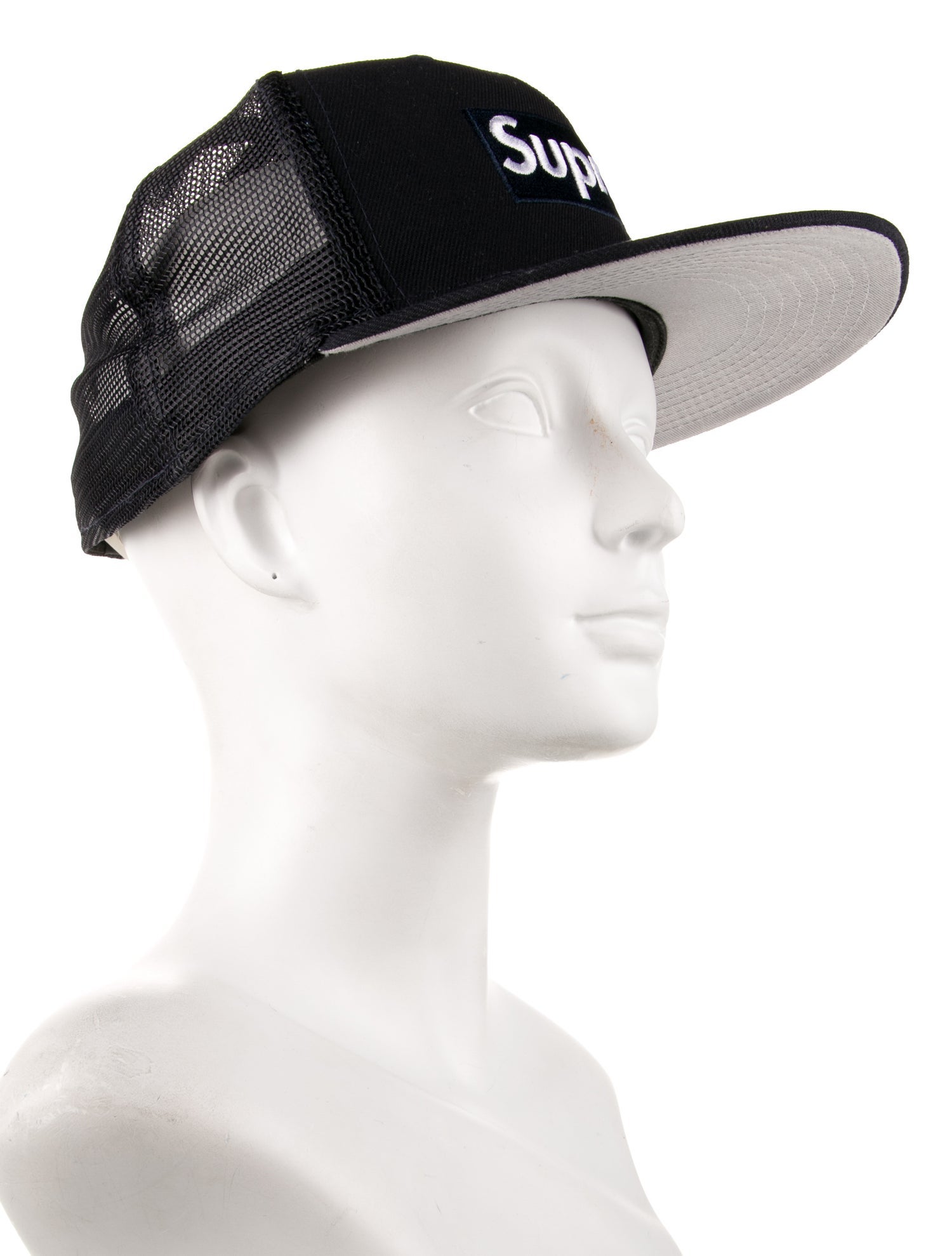 New Era x Supreme Mesh Back Logo Hat