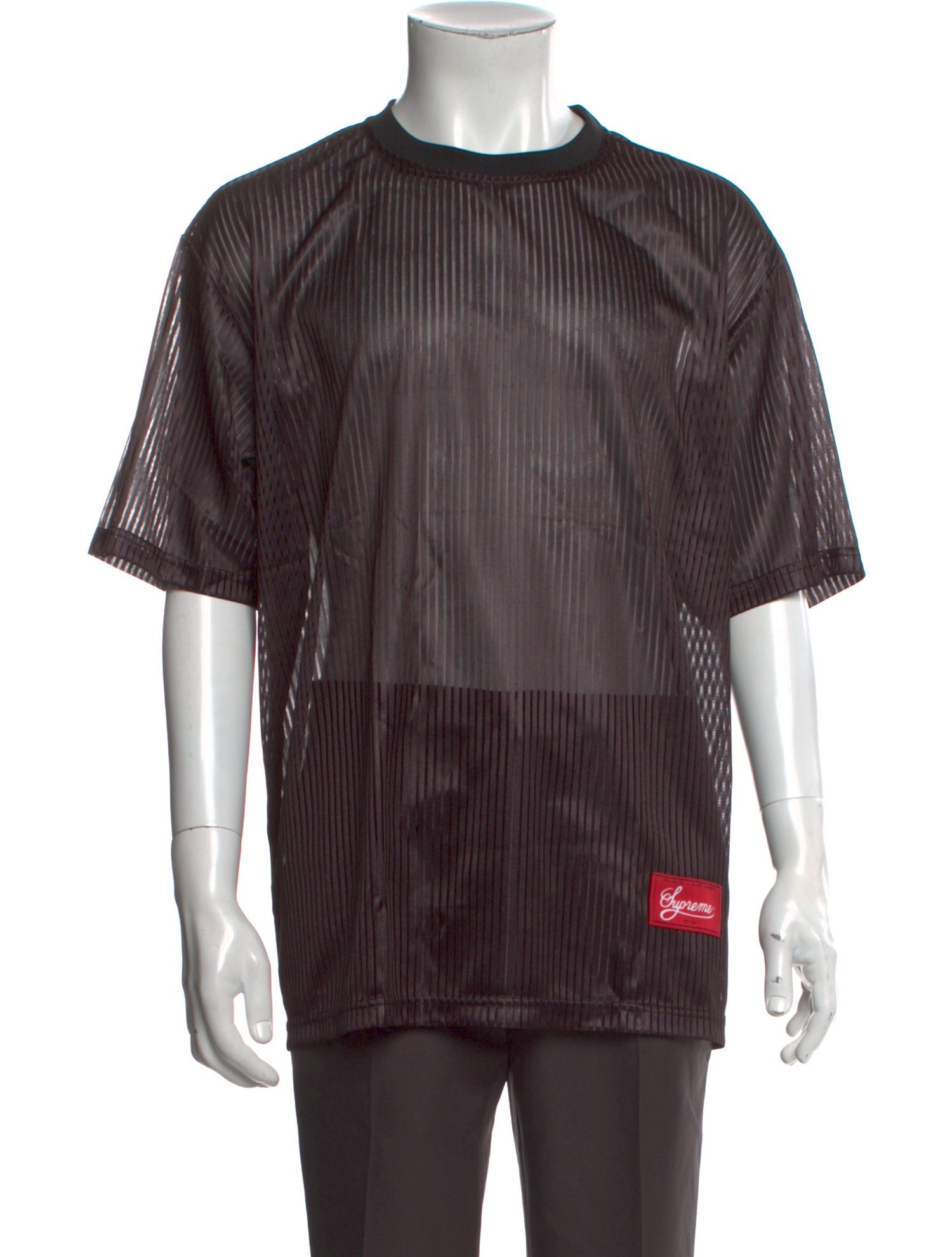 Supreme Striped Crew Neck T-Shirt