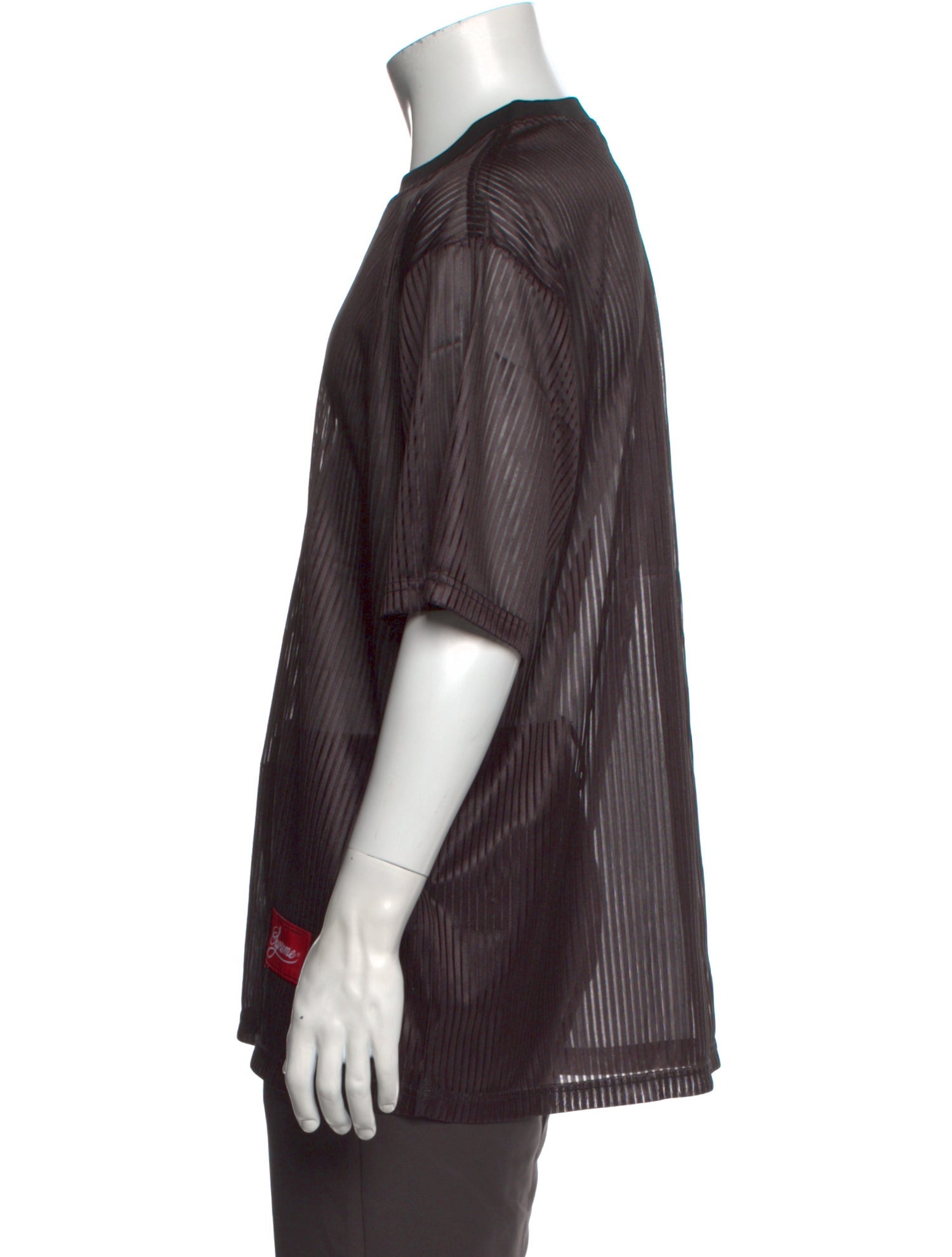 Supreme Striped Crew Neck T-Shirt