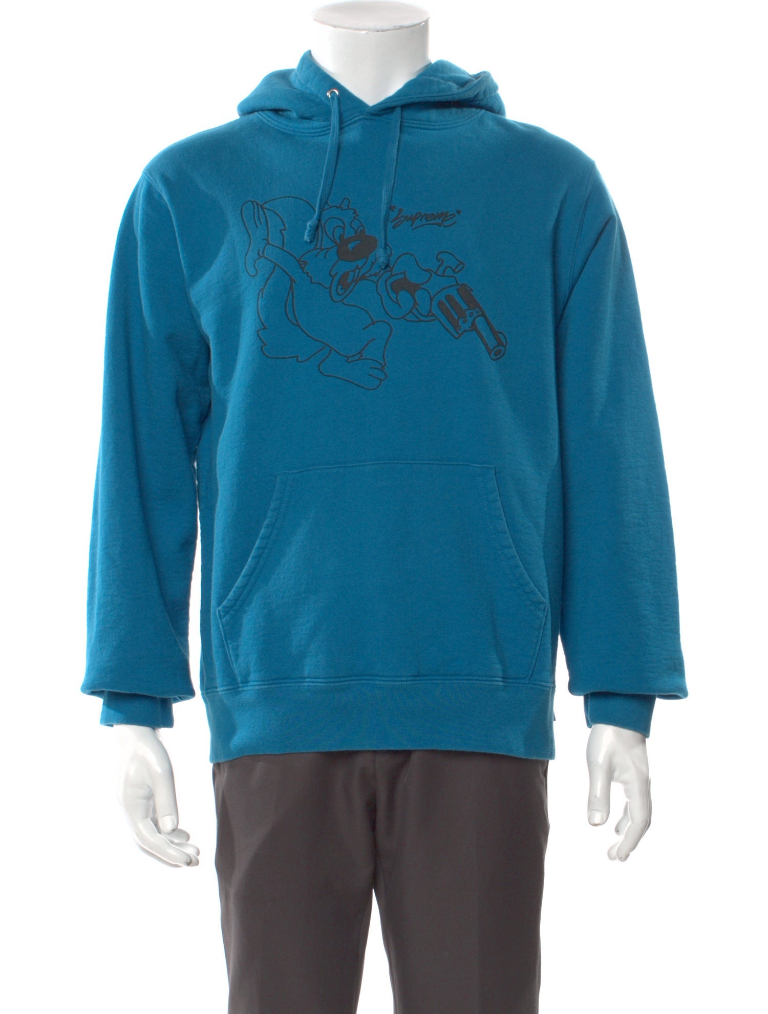 Supreme Graphic Print Crew Neck Hoodie