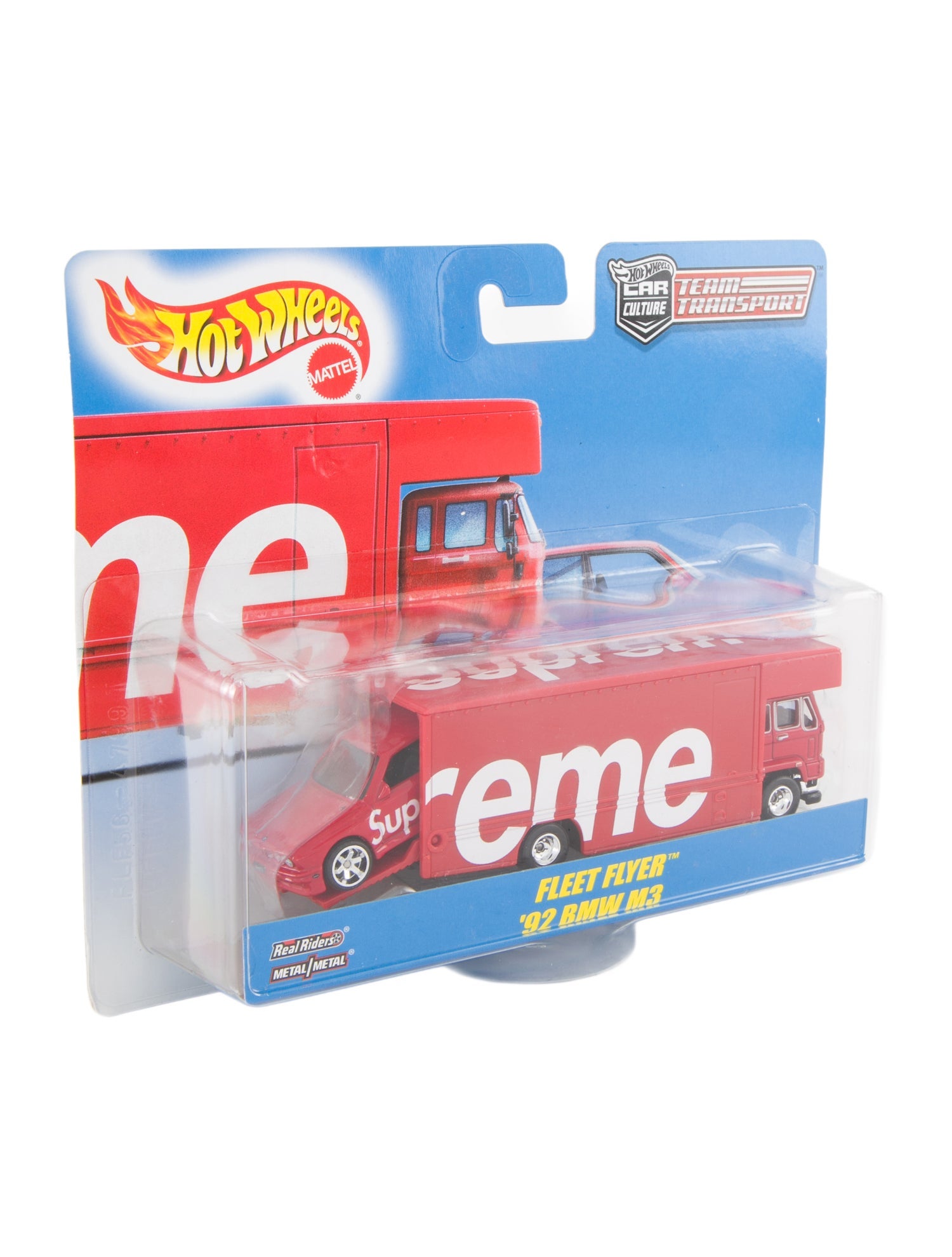 Supreme 2019 Hot Wheels Fleet Flyer & BMW M3 Set