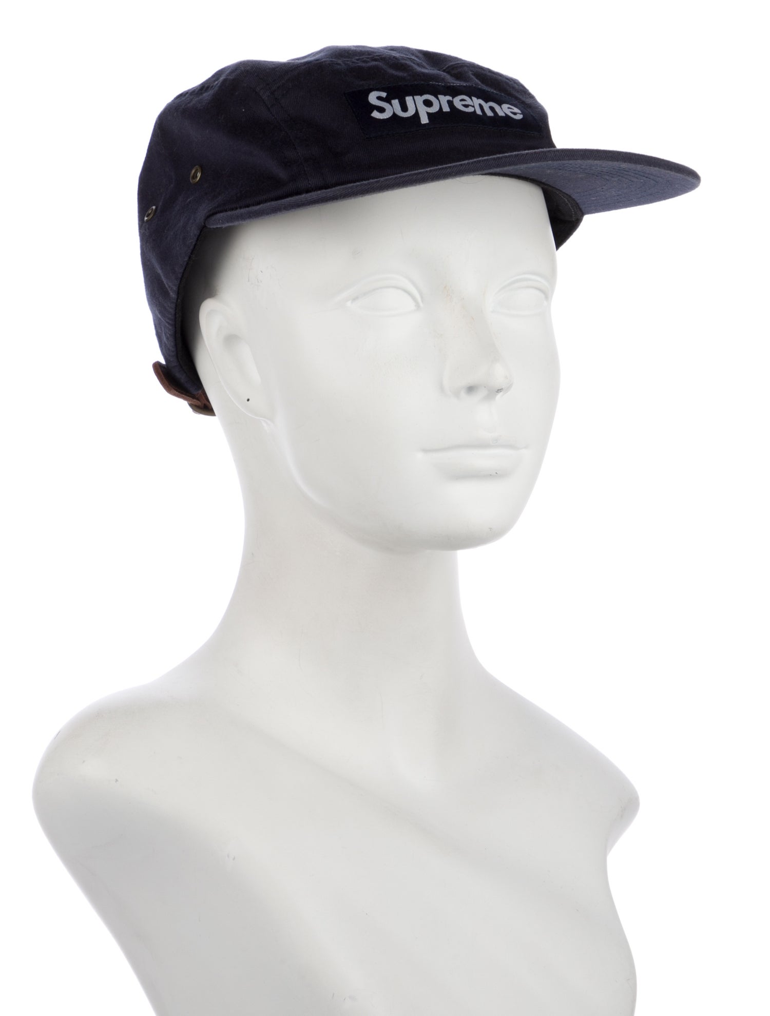 Supreme Leather Strap Camp Cap