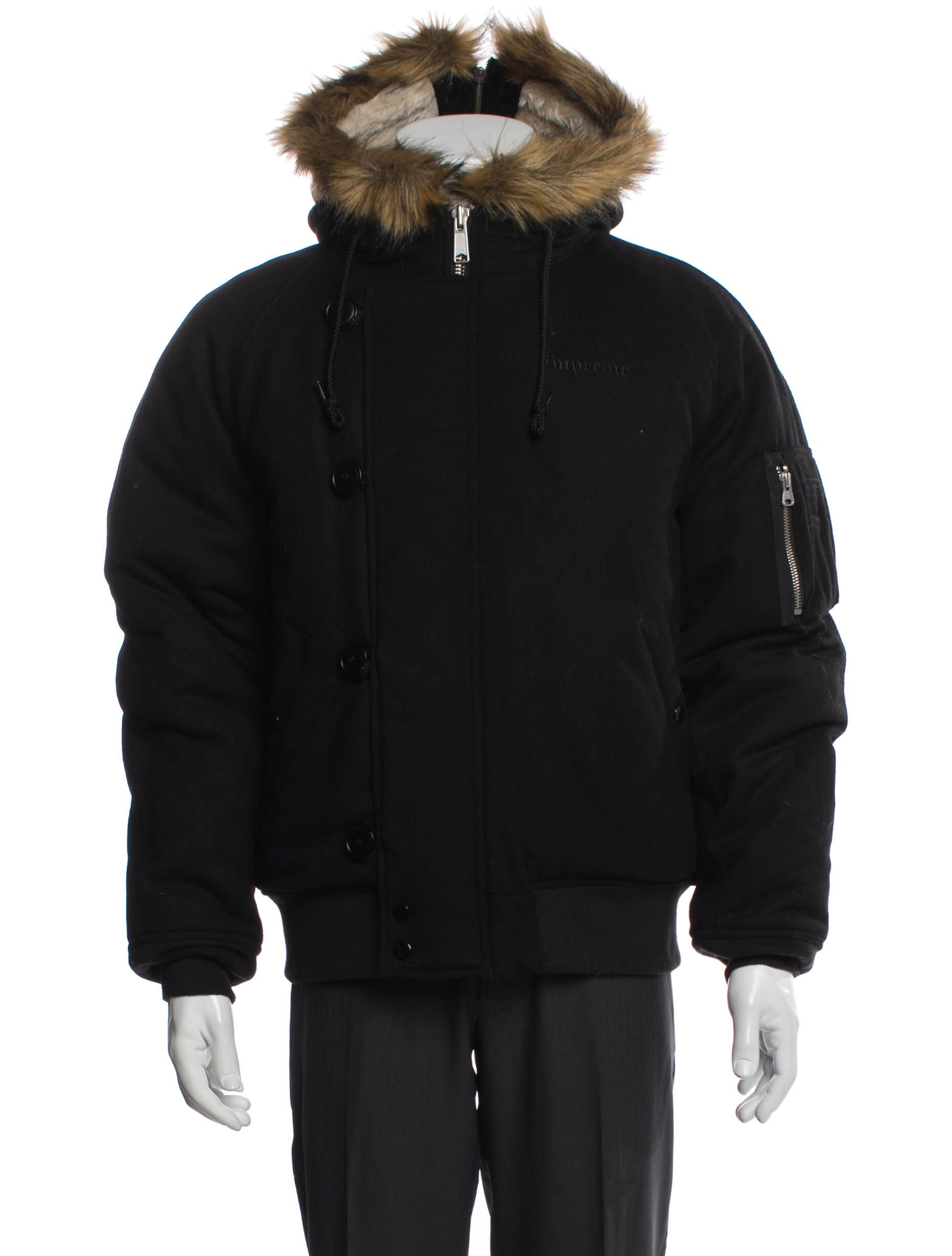 Supreme 2018 Wool N-2B Jacket Puffer Coat