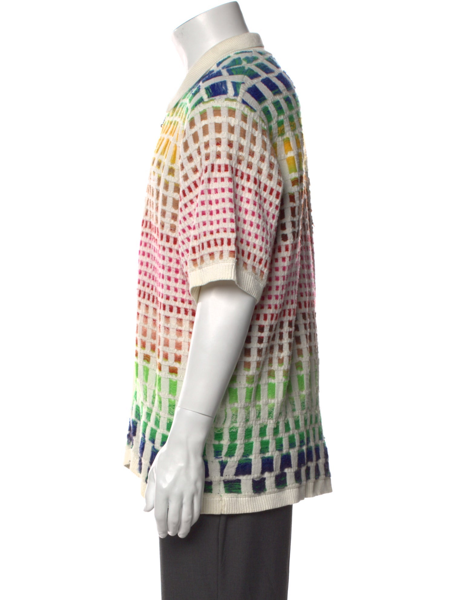 Supreme Printed Collar Polo Sweater