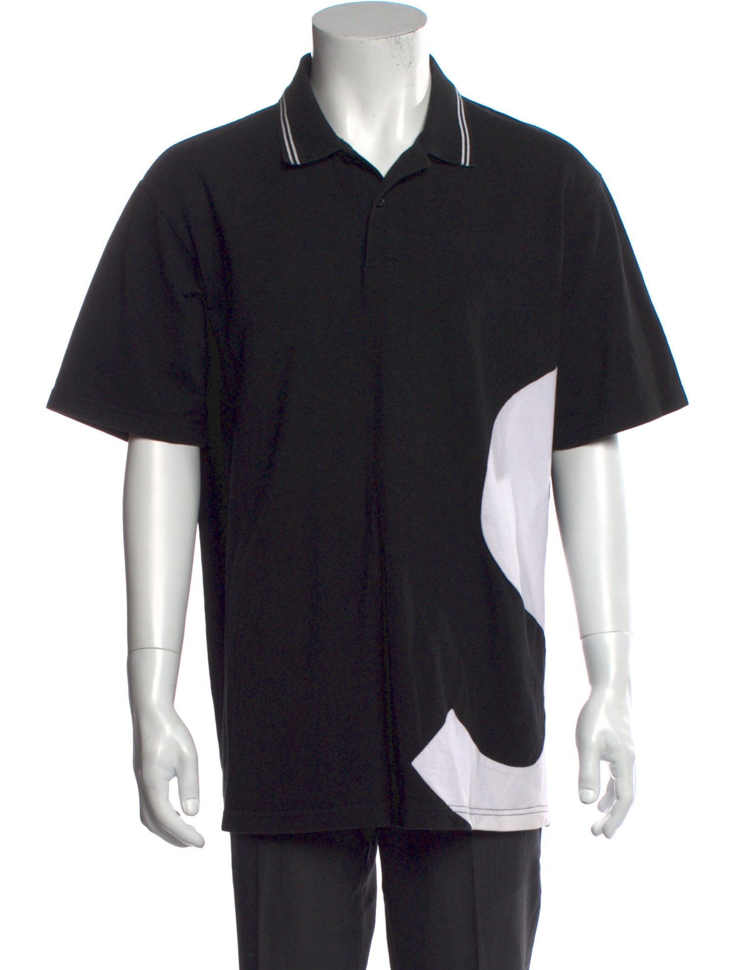 Supreme Collar Short Sleeve Polo Shirt