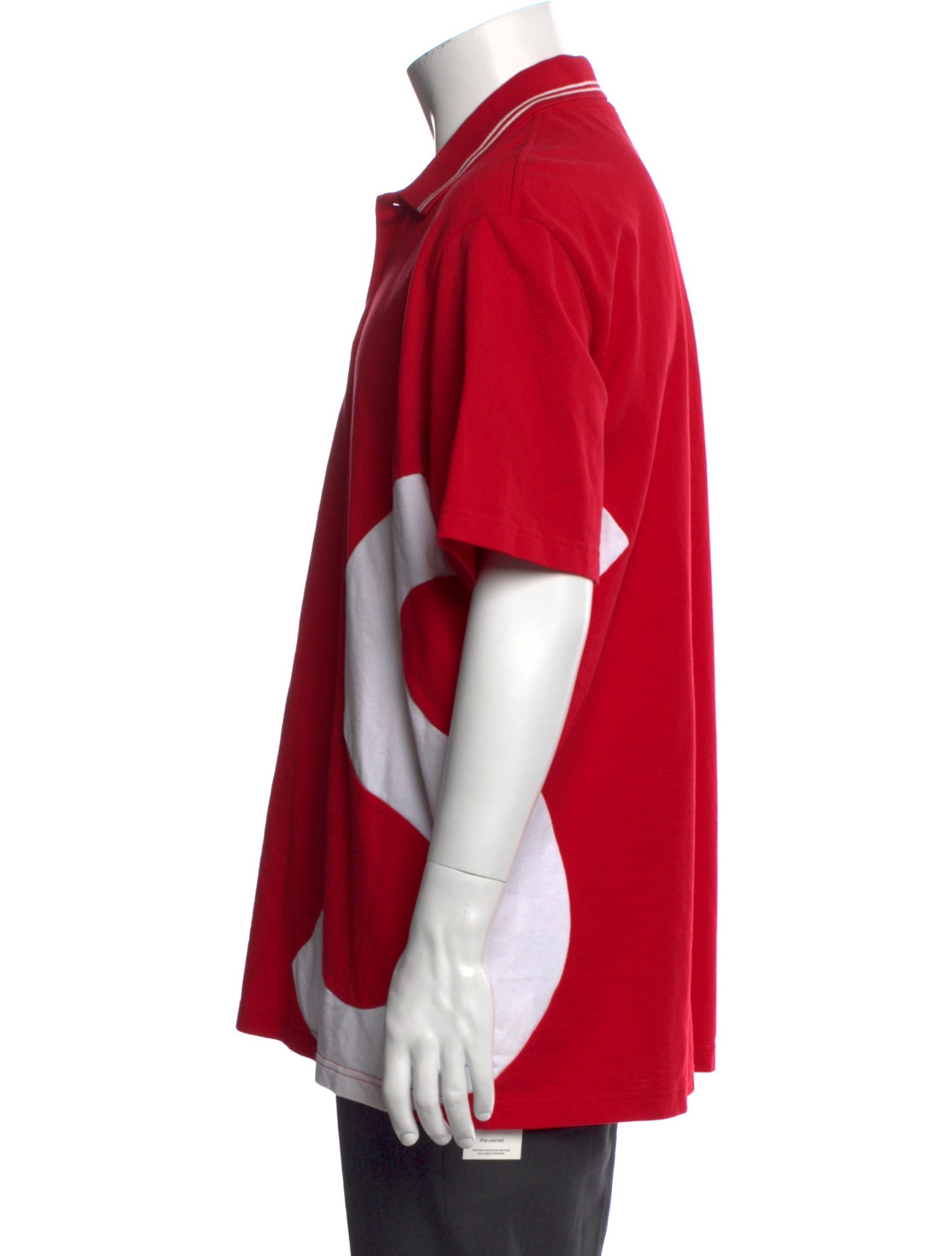 Supreme Graphic Print Collar Polo Shirt