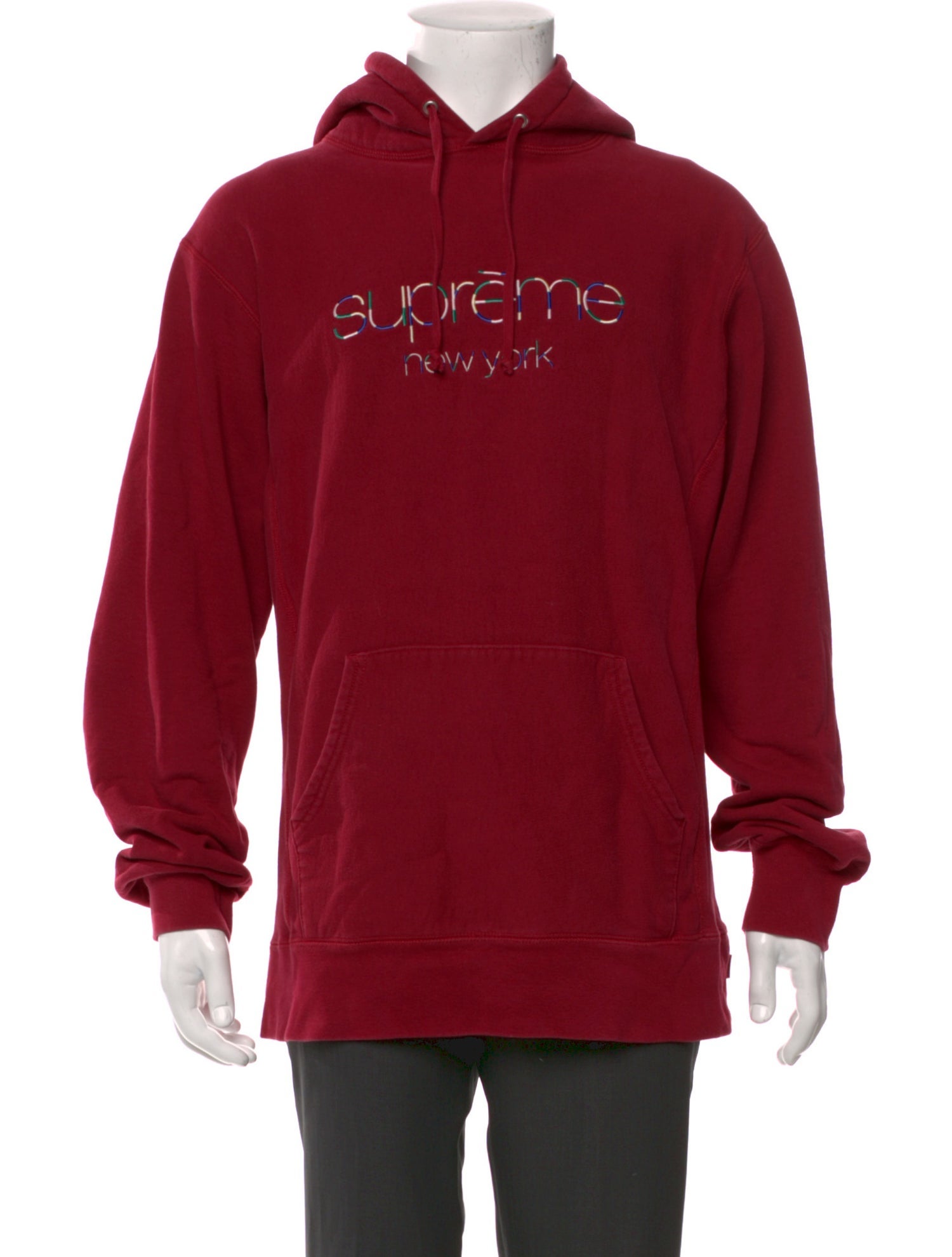 Supreme Graphic Print Crew Neck Hoodie