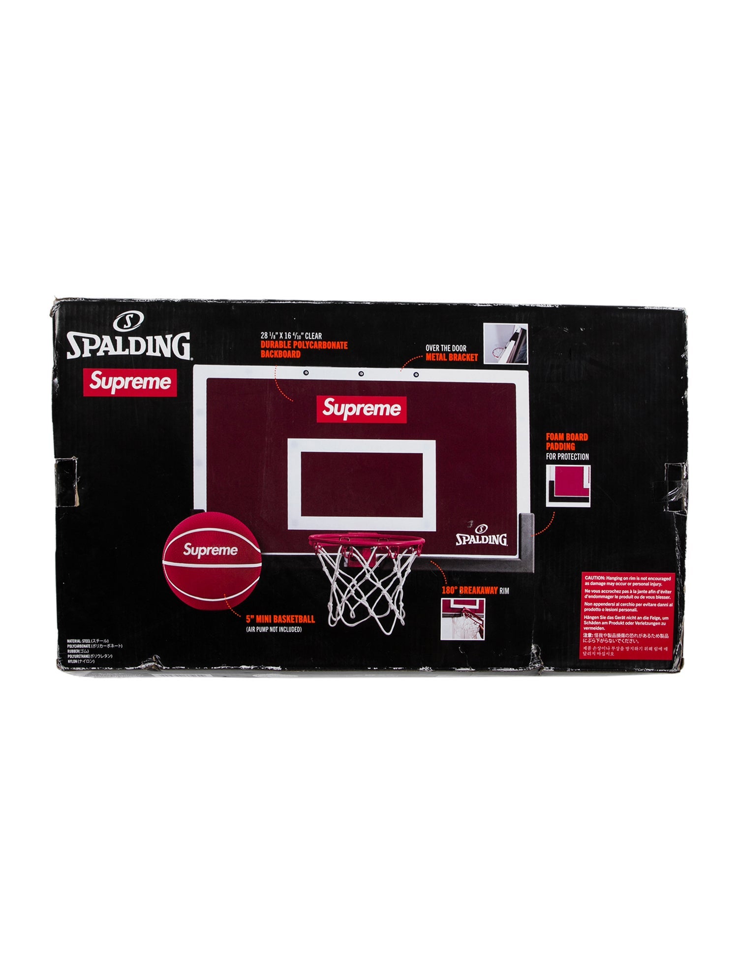 Supreme x Spalding® Mini Basketball Hoop