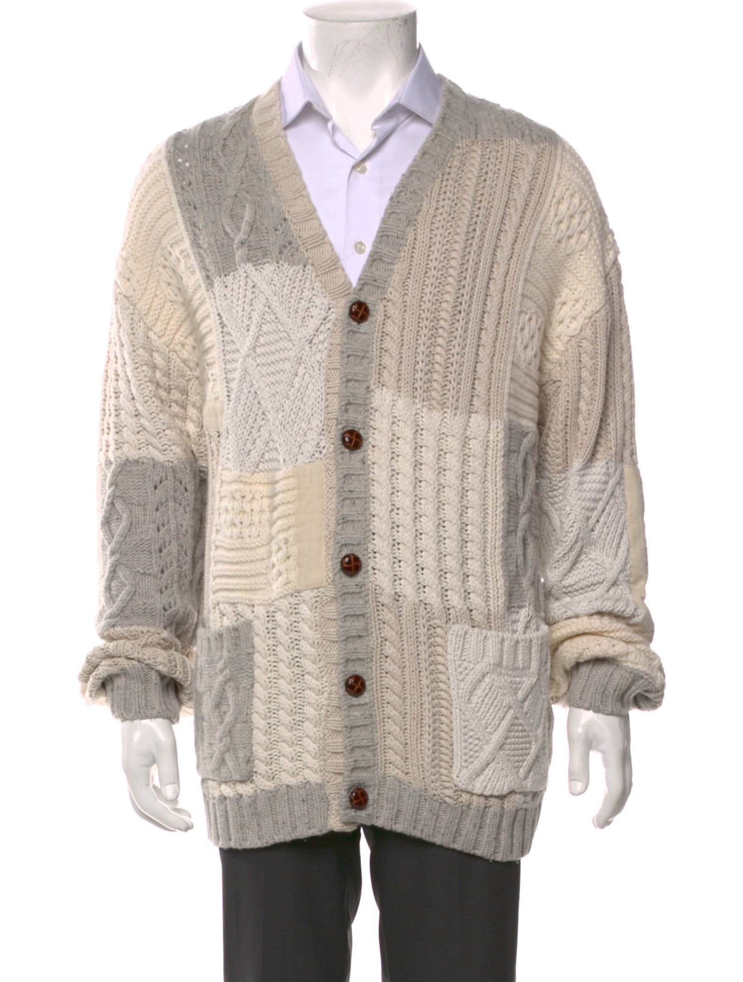 Supreme Printed V-Neck Cardigan