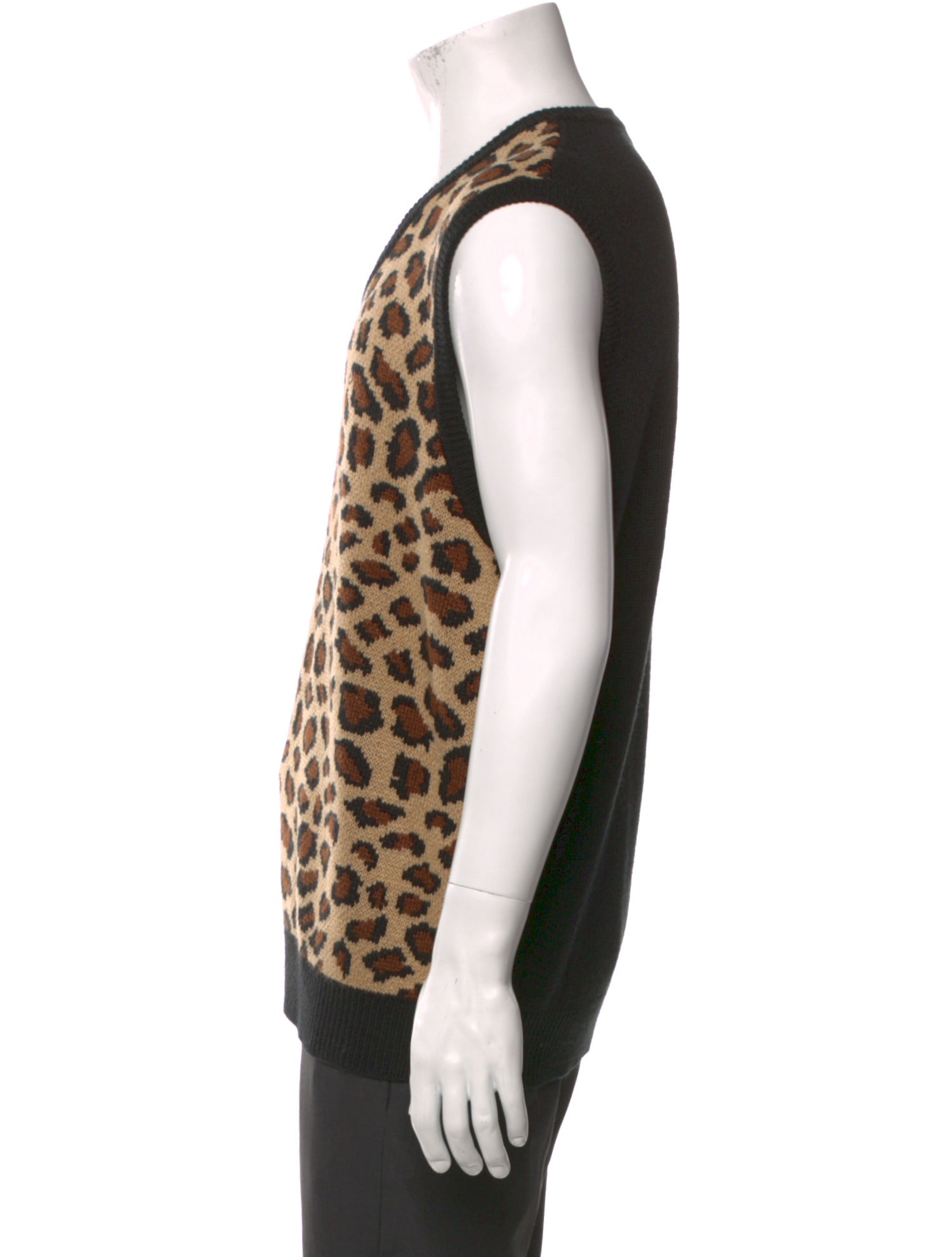 Supreme Animal Print V-Neck Sweater Vest