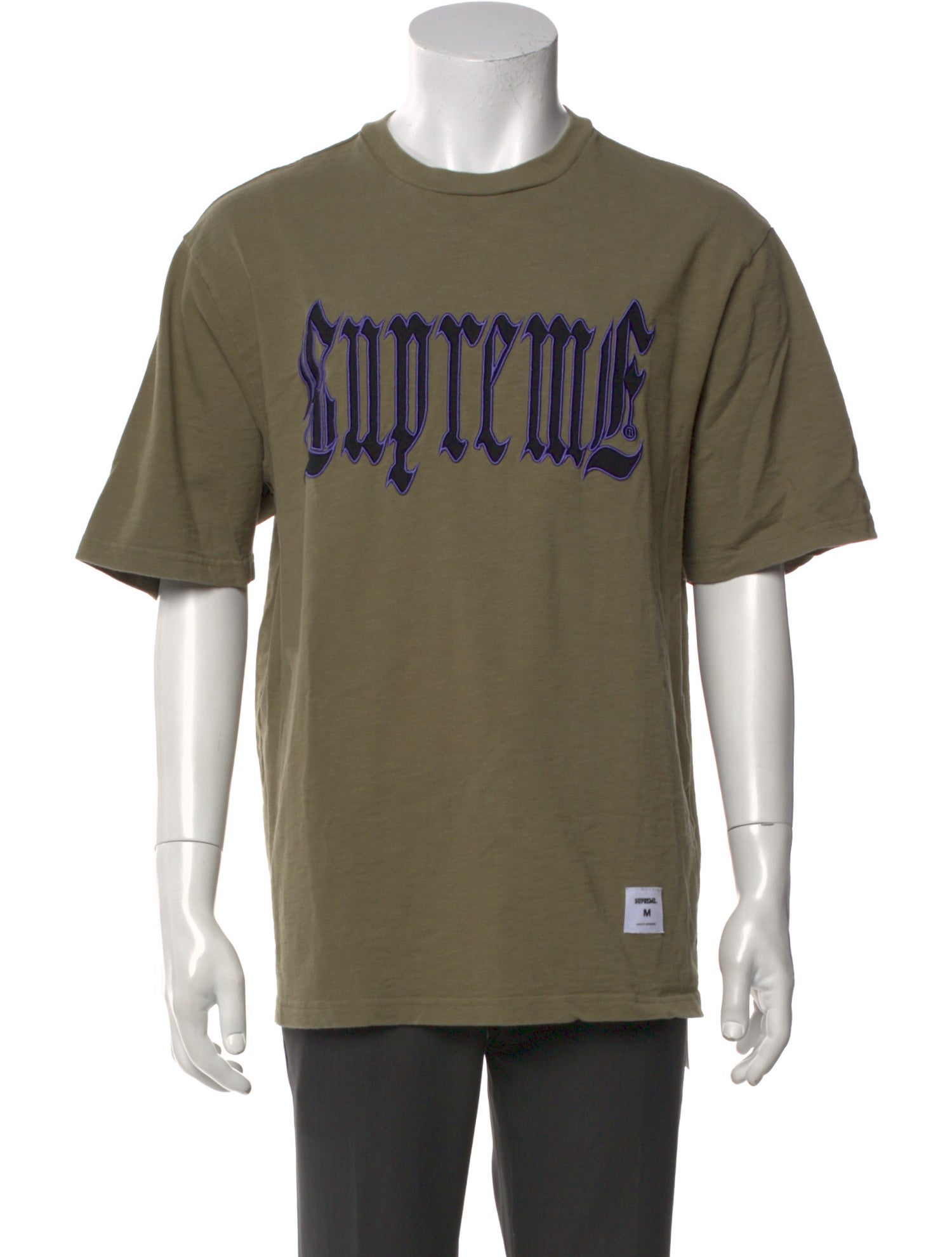 Supreme Signature Logo Graphic Print T-Shirt