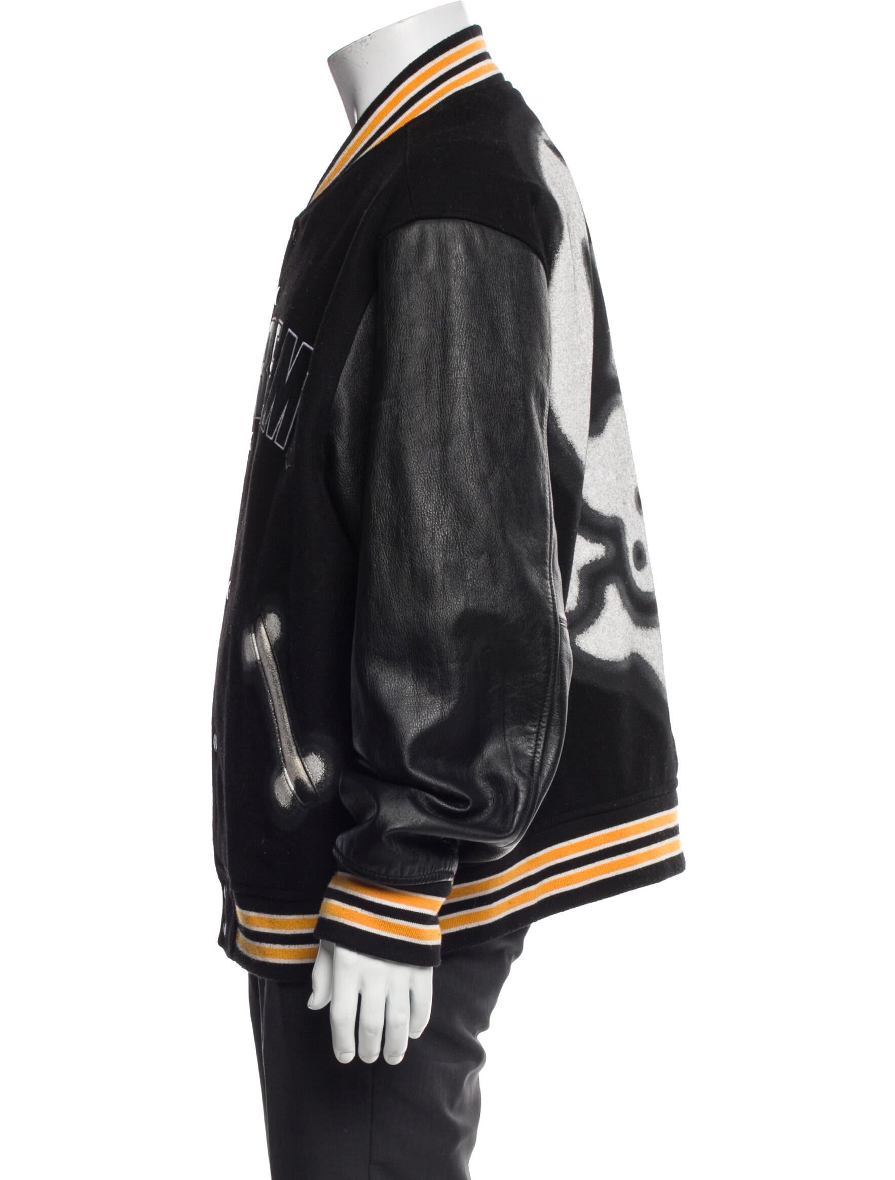 Supreme 2018 Bone Varsity Varsity Jacket