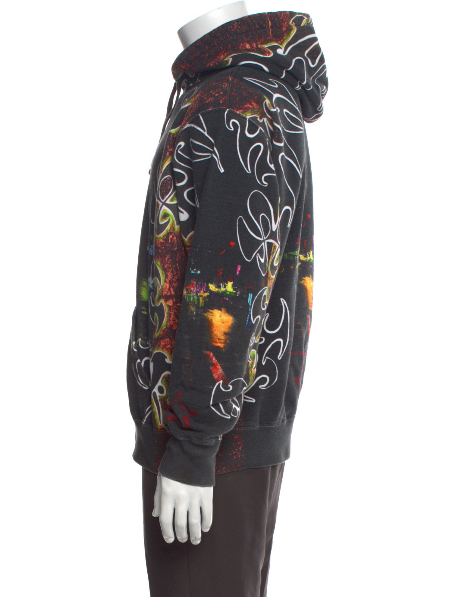 Supreme Graphic Print Crew Neck Hoodie