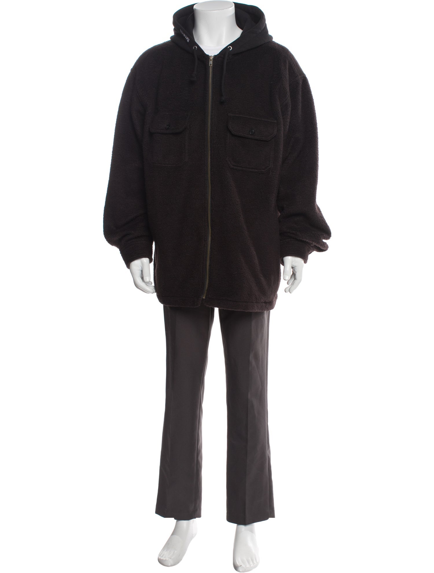 Supreme Fleece Zip Up Parka