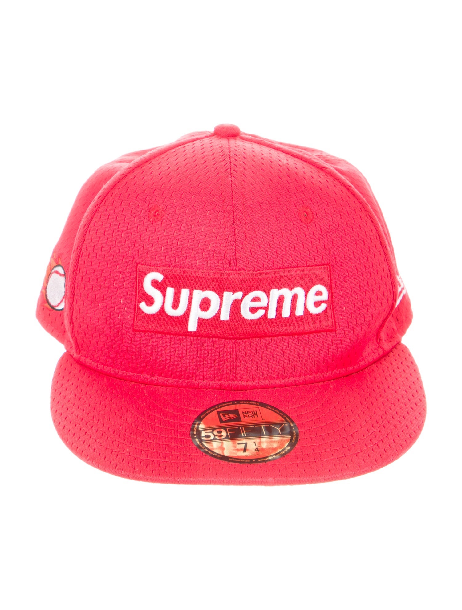New Era x Supreme Mesh Fitted Box Logo Cap